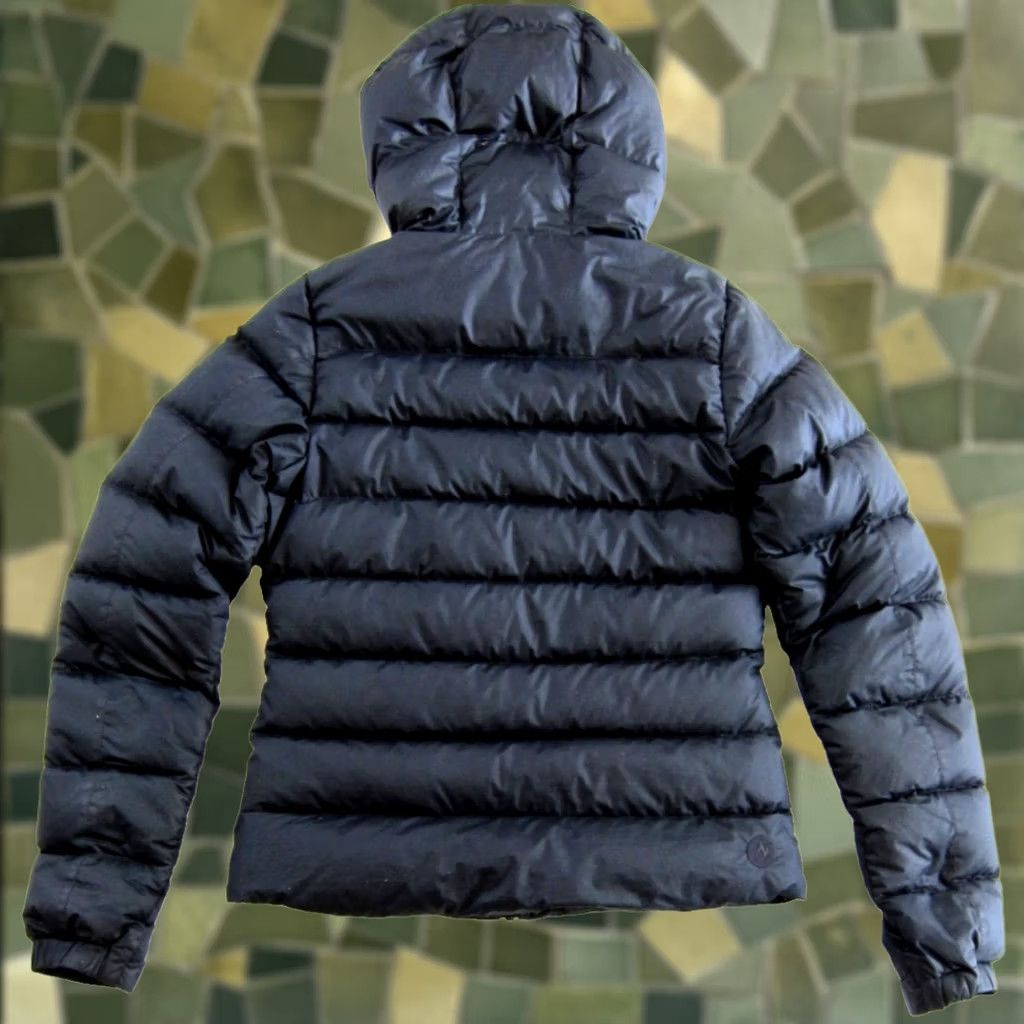Marmot Marmot Puffer Jacket Women's XS Black Down Hood Full Zip 700 Fill Outdoor Guides External Size XS / US 0-2 / IT 36-38 - 1 Thumbnail