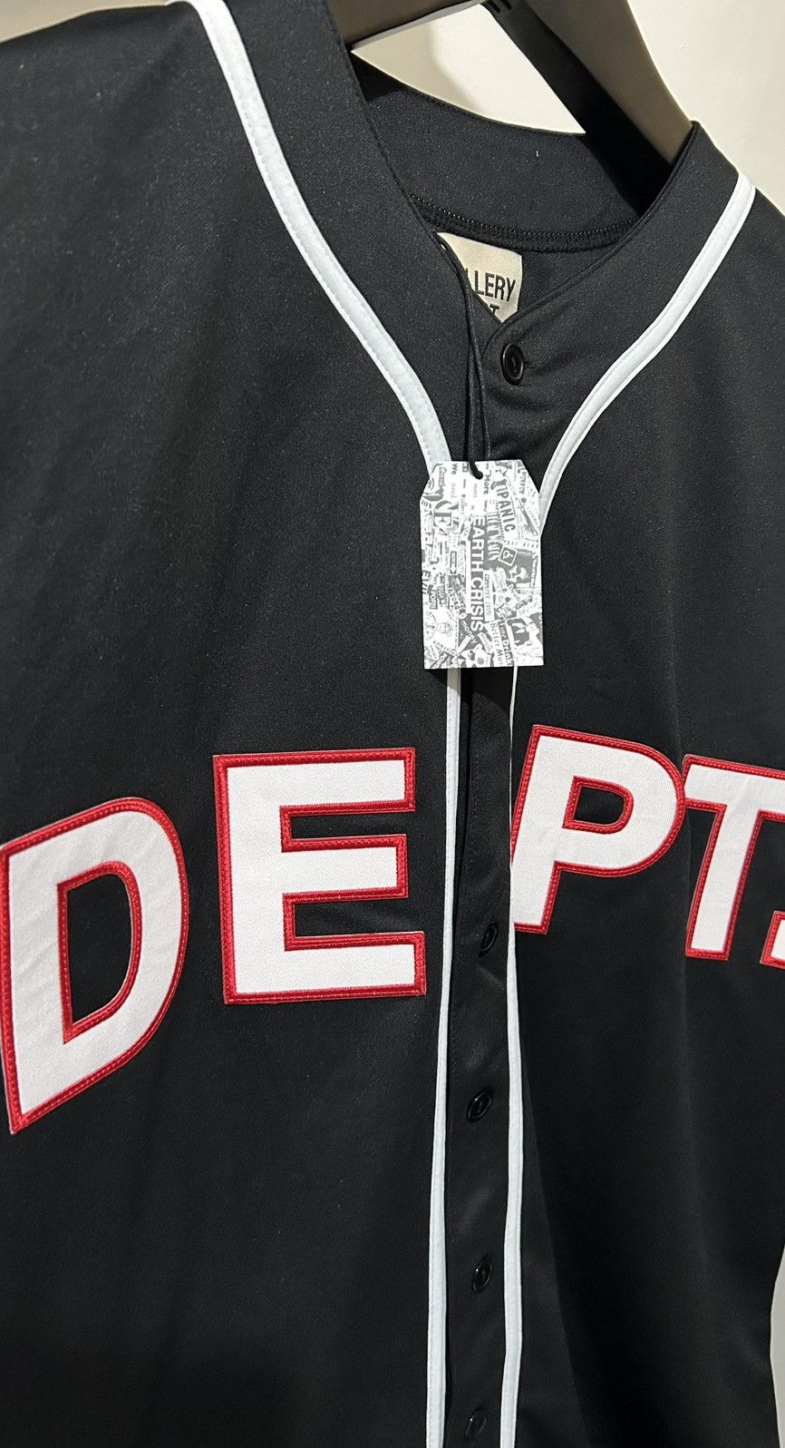 Gallery Dept. Gallery Dept Echo Park Baseball Jersey Black DEPT Large Size US L / EU 52-54 / 3 - 2 Thumbnail