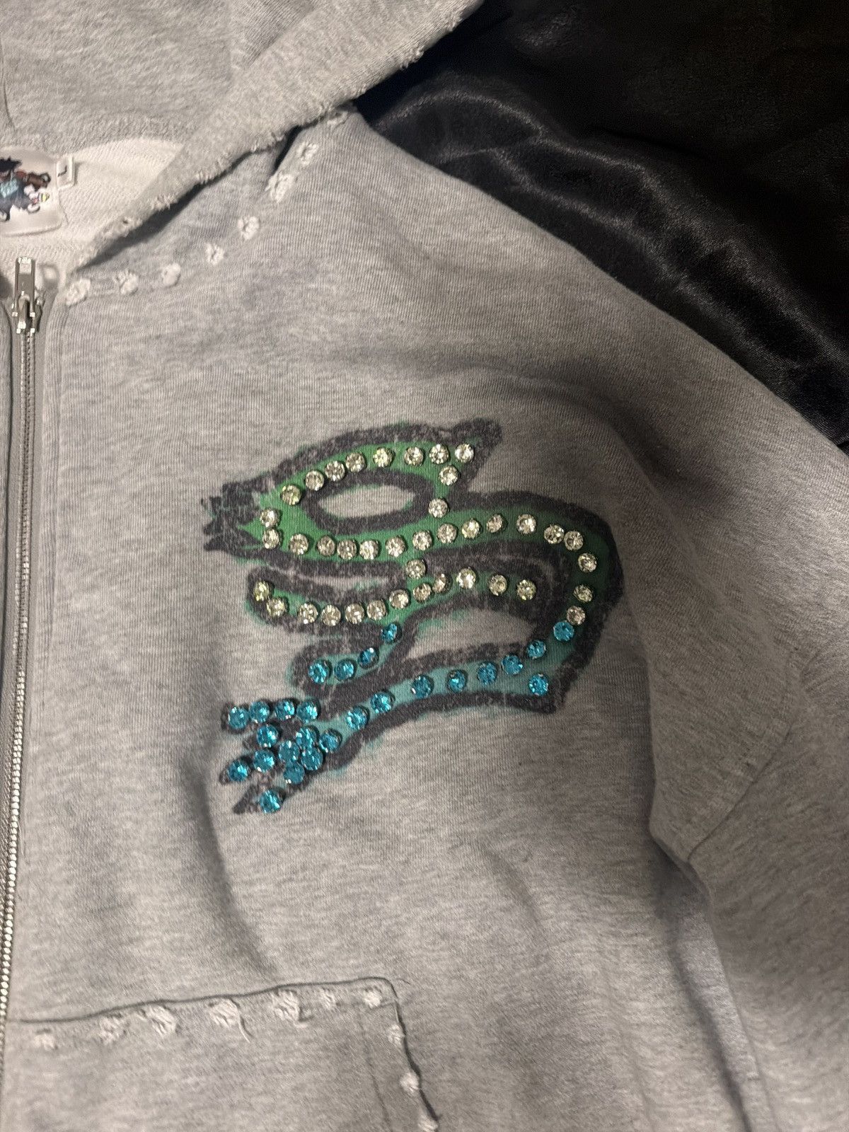 Other Grey Dead Flame Zipup Jacket Suckafree Size US L / EU 52-54 / 3 - 5 Thumbnail