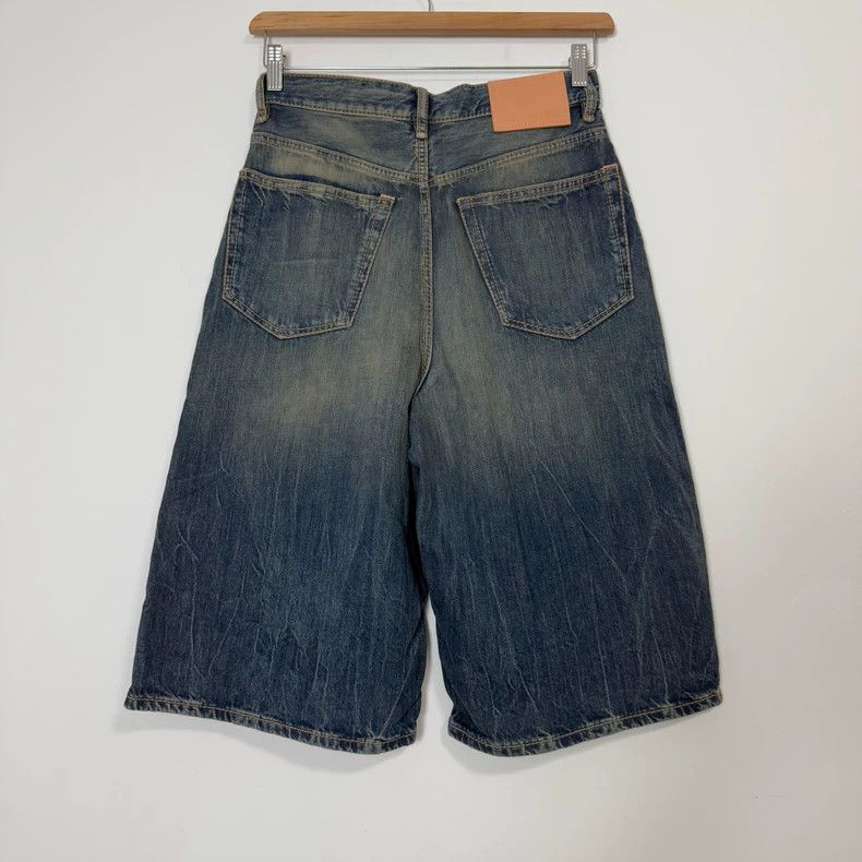 Acne Studios Acne Studios Washed cat beard mud dyed denim shorts Size US 28 / EU 44 - 2 Thumbnail