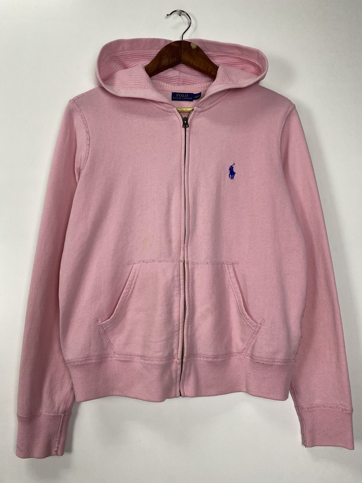 Polo Ralph Lauren Vintage Polo Ralph Lauren pink hoodies Size US L / EU 52-54 / 3 - 3 Thumbnail