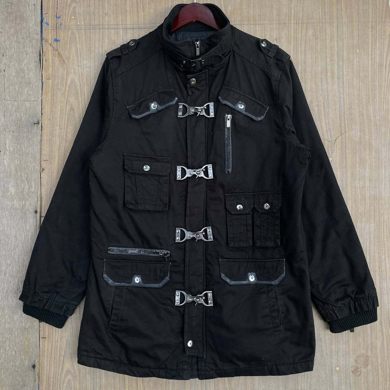 If Six Was Nine × Japanese Brand × Le Grande Bleu (L.G.B.) Authentic Signal Bondage Chain Jacket punk Size US L / EU 52-54 / 3 - 1 Thumbnail