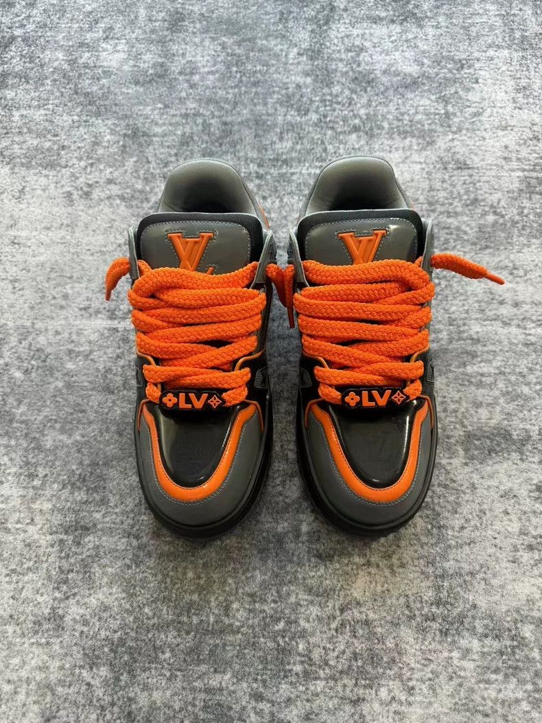Louis Vuitton Louis Vuitton Black Orange Trainer Sneakers - dmc Size US 9.5 / EU 42-43 - 1 Thumbnail