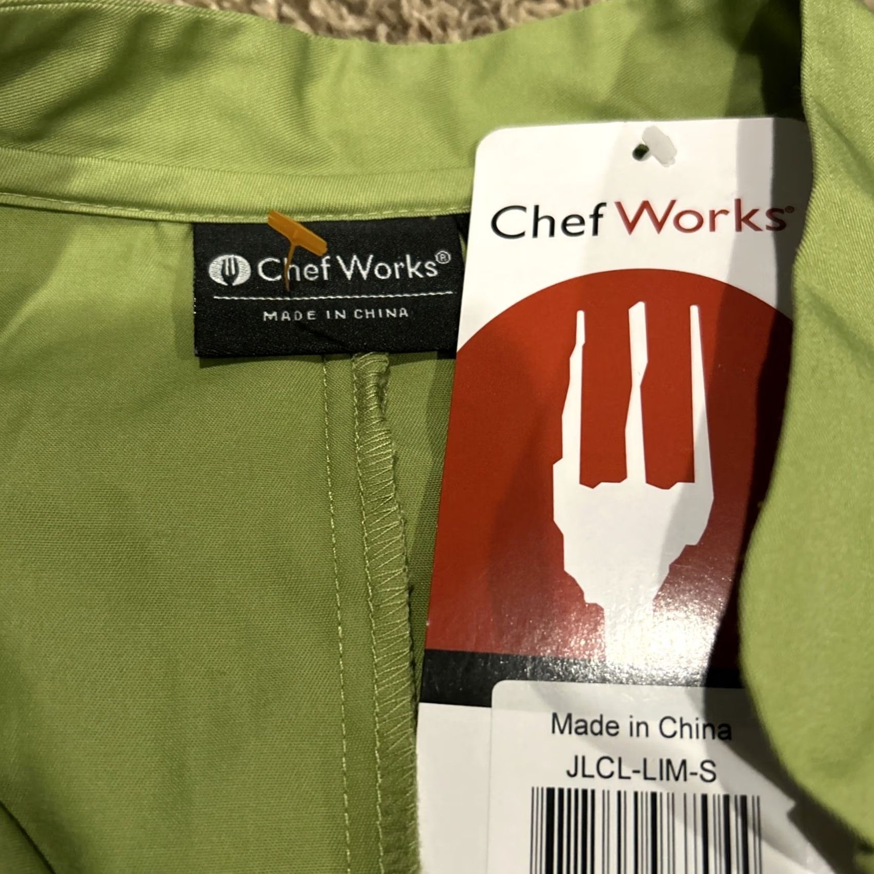 Doublet Chef Works Jacket Uniform S Green Unisex Kitchen Restaurant Double Breasted A35 Size S Jacket Size US S / EU 44-46 / 1 - 2 Thumbnail