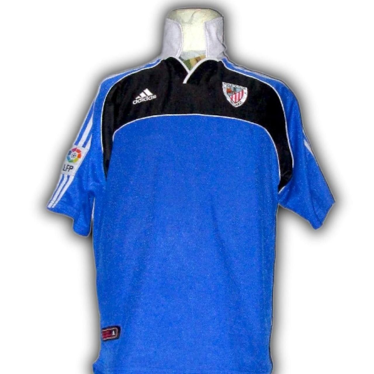 Adidas Athletic Club Bilbao Spain 2000 2001 Away Shirt Jersey Size US L / EU 52-54 / 3 - 4 Thumbnail