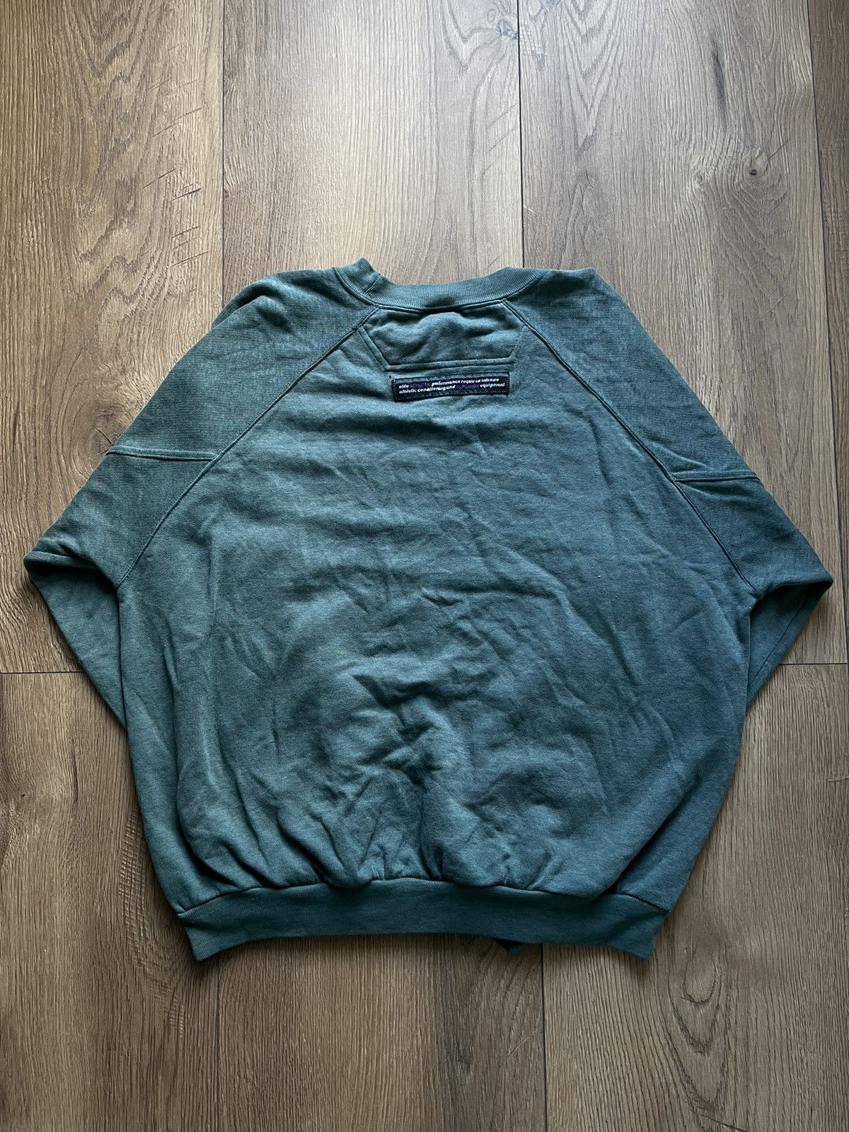 Nike × Vintage 💥 Rare 80’s Nike Vintage y2k Oversized Ice Green Sweatshirt Size S / US 4 / IT 40 - 9 Thumbnail