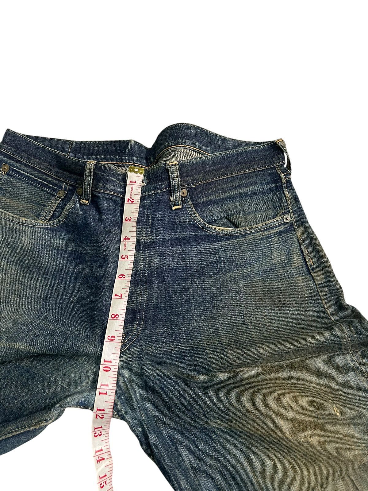Japanese Brand × Kapital × Vintage JOE McCOY Selvedge Distressed Vtg Denim Jeans Size US 35 - 20 Thumbnail