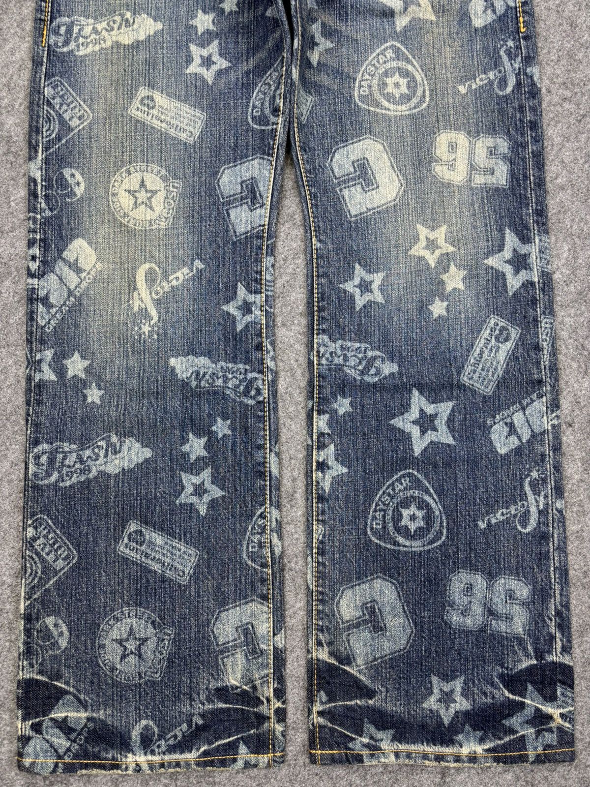 Japanese Brand CO&LU Japan Full Print Denim Hysteric Design Denim F749 Size US 30 / EU 46 - 4 Thumbnail