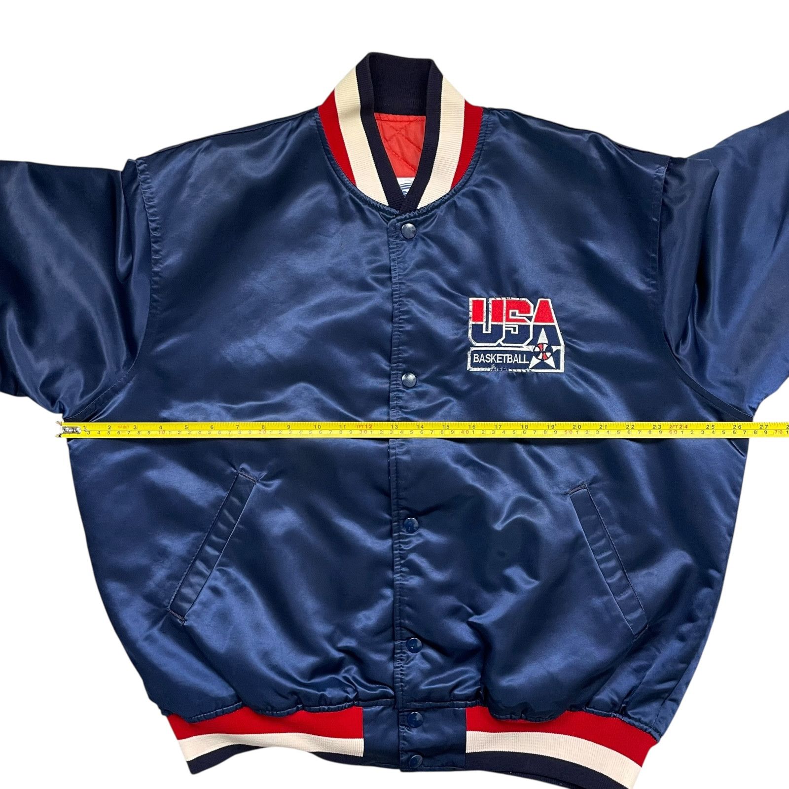 NBA 90s USA BASKETBALL OLYMPICS DREAM TEAM STARTER SATIN JACKET Size US L / EU 52-54 / 3 - 9 Thumbnail