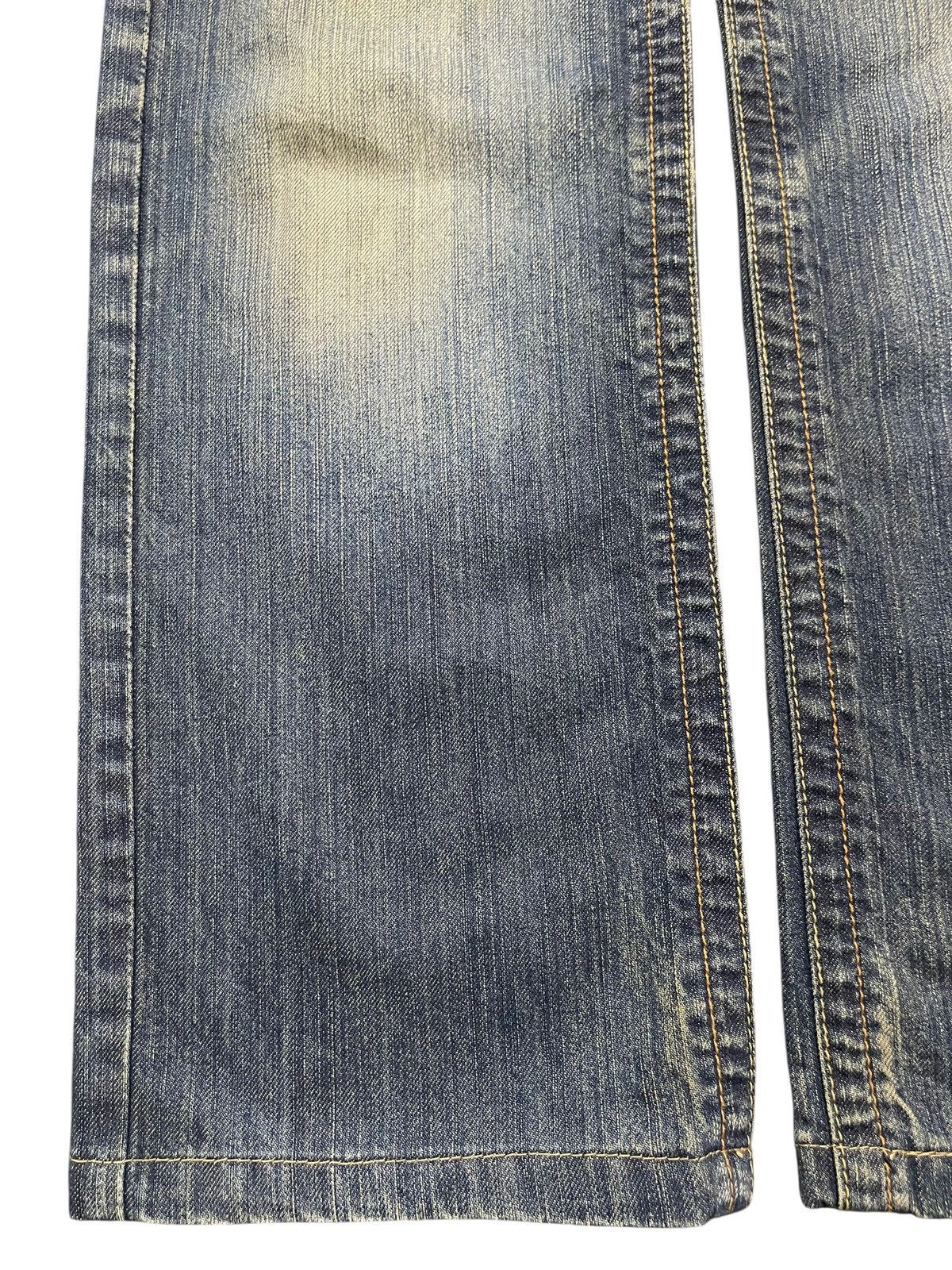 14th Addiction Vintage Japanese Brand Blue Mud Stone Wash Style Loose Jeans Size US 32 / EU 48 - 7 Thumbnail