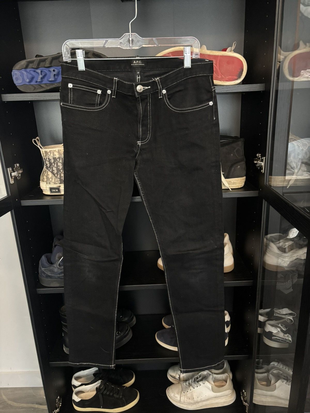 A.P.C. A.P.C. petit new standard black jeans Size US 29 - 1 Thumbnail
