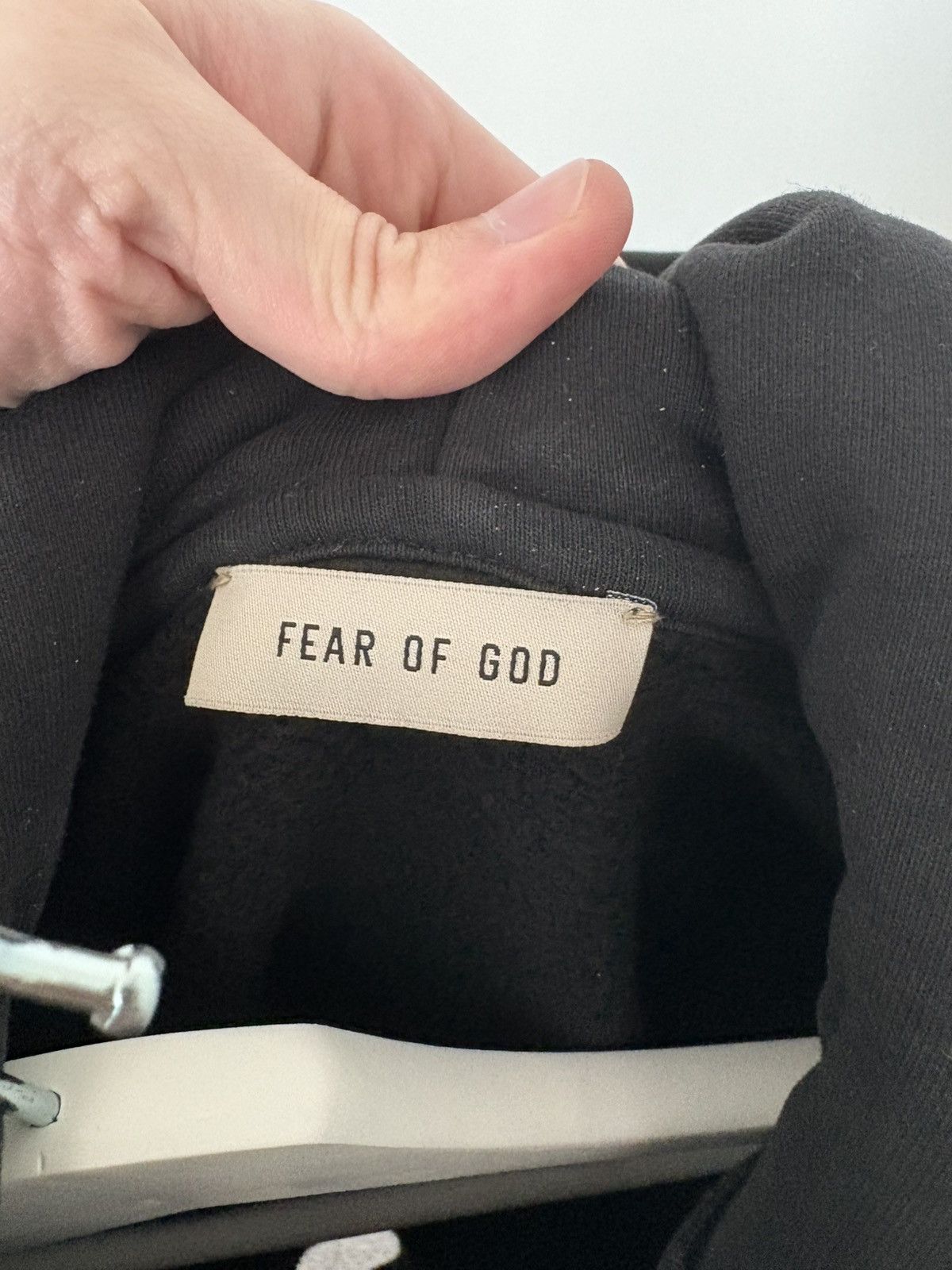 Fear of God Fear of God Black Patch Hoodie Size US XS / EU 42 / 0 - 6 Thumbnail