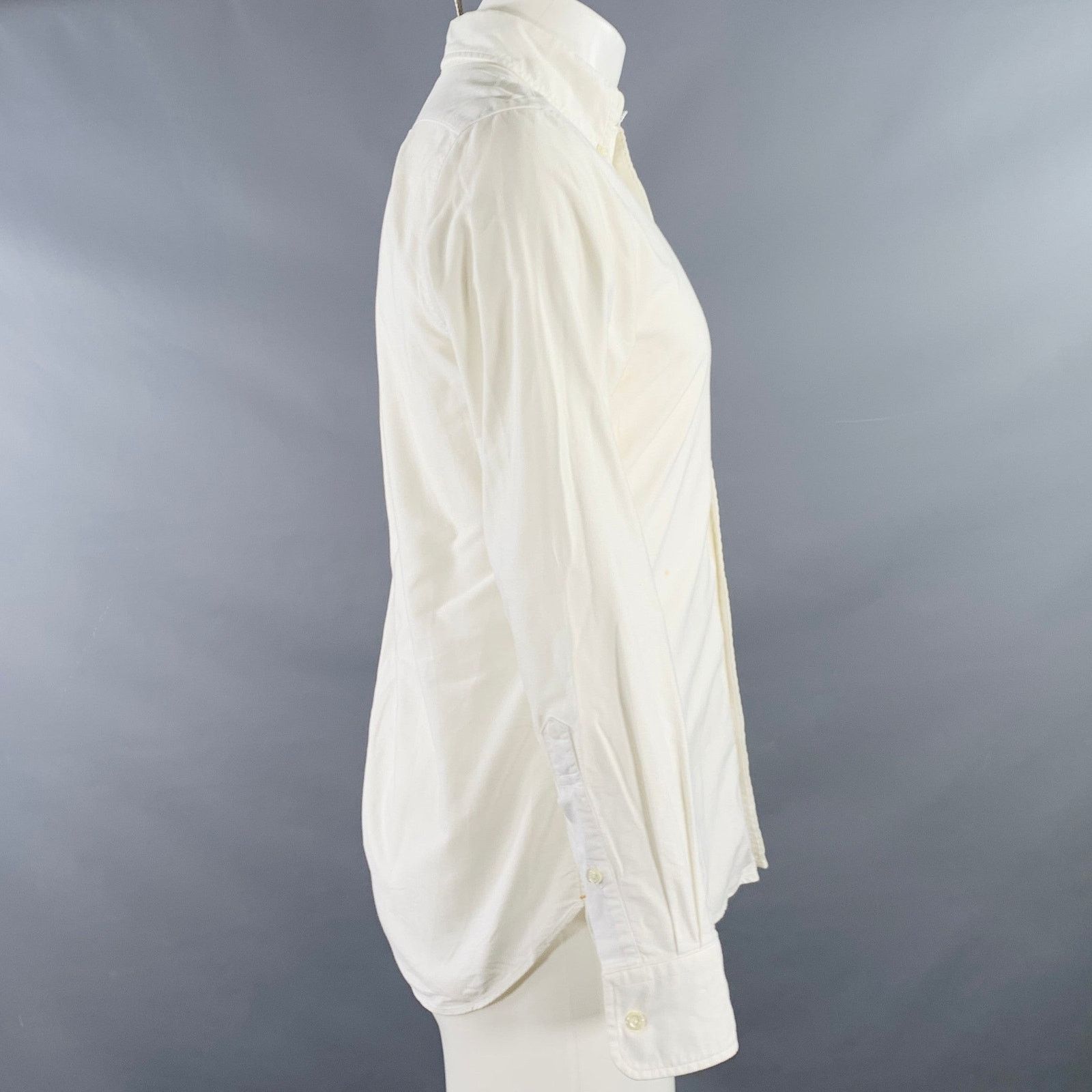Other SAULT Size S White Cotton One Pocket Long Sleeve Shirt Size US S / EU 44-46 / 1 - 2 Thumbnail