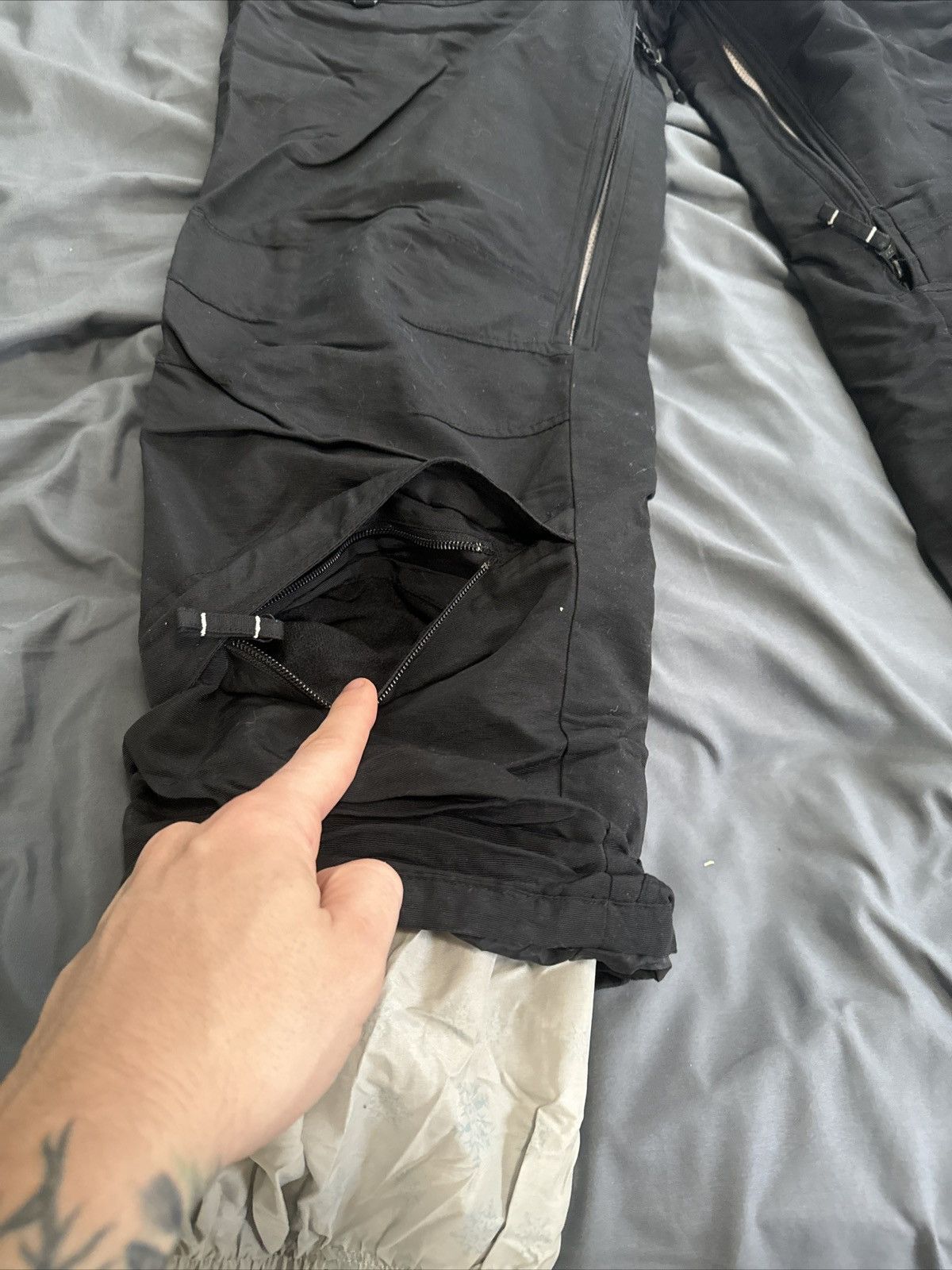 Designer × Vintage Powder Room 6 Pocket Vented Insulated Snow Pants Size 26" / US 2 / IT 38 - 3 Thumbnail