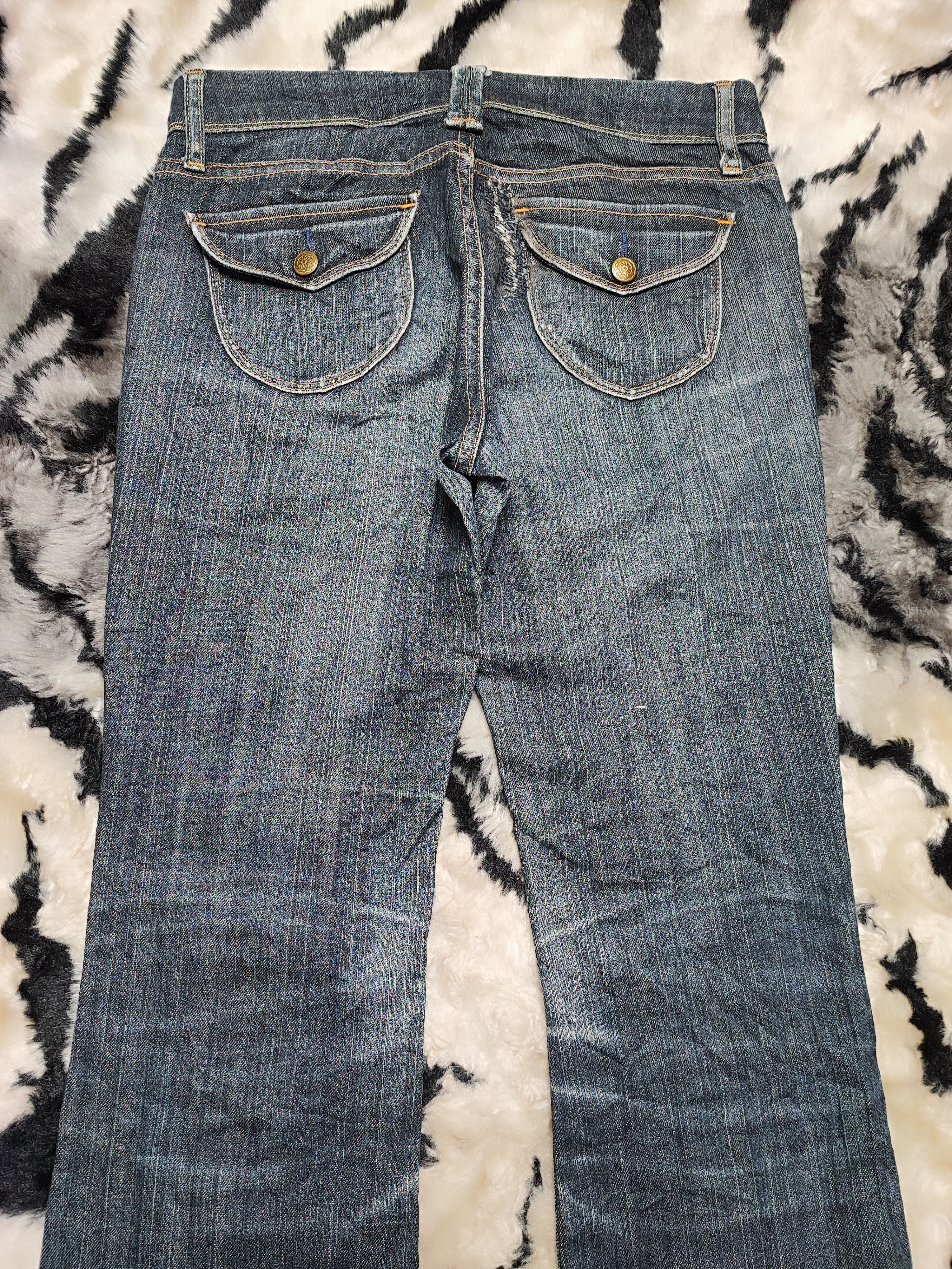 Edwin × Kapital × Uniqlo Bootcut Uniqlo Vintage Japan Distressed Jeans W 30 Size 30" / US 8 / IT 44 - 13 Thumbnail