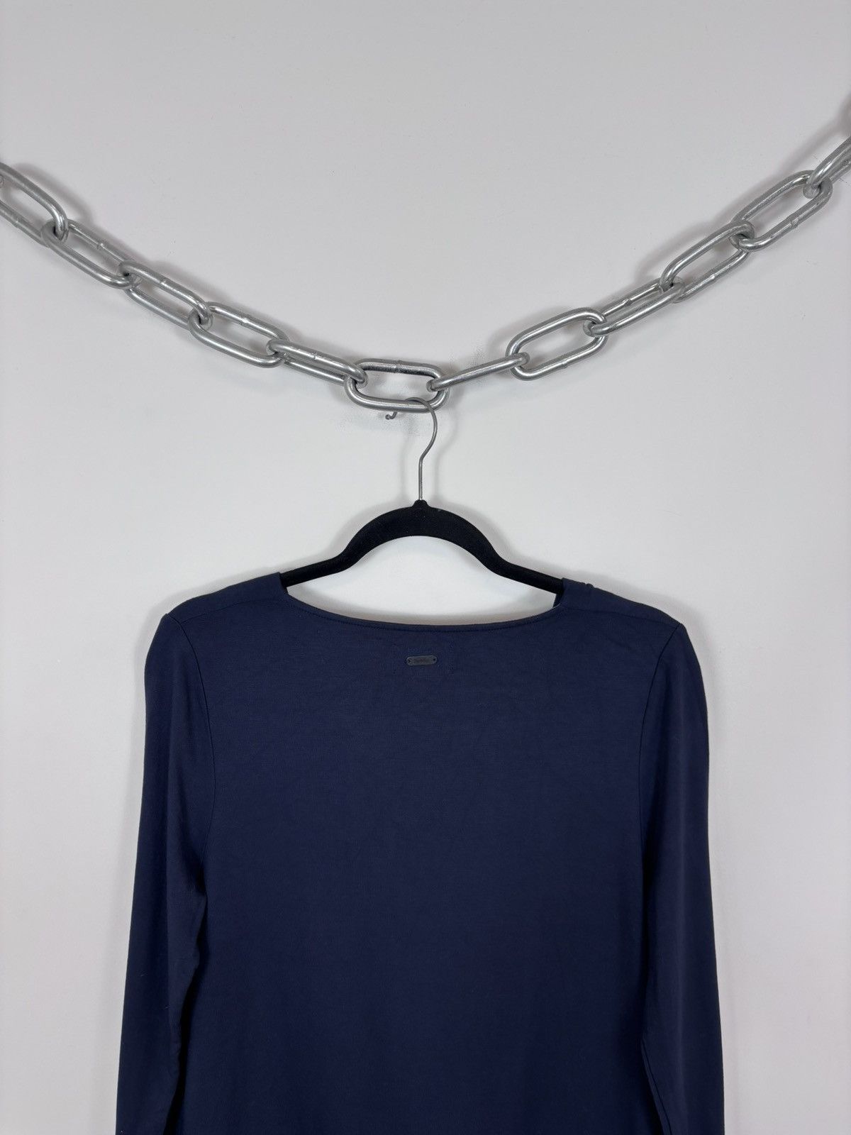 Barbour Barbour Winter Tartan Women’s Navy Blue Long Sleeve T-Shirt Size M / US 6-8 / IT 42-44 - 14 Thumbnail