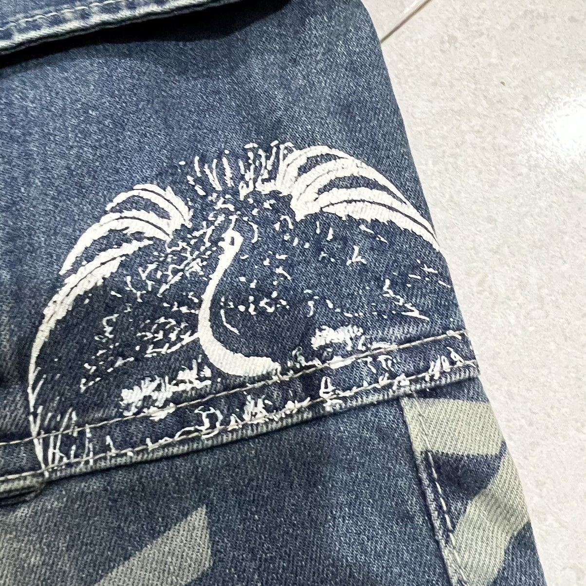 Vintage Sanmaruichi Jeans Embroidered 1st Version Size US 38 / EU 54 - 17 Thumbnail