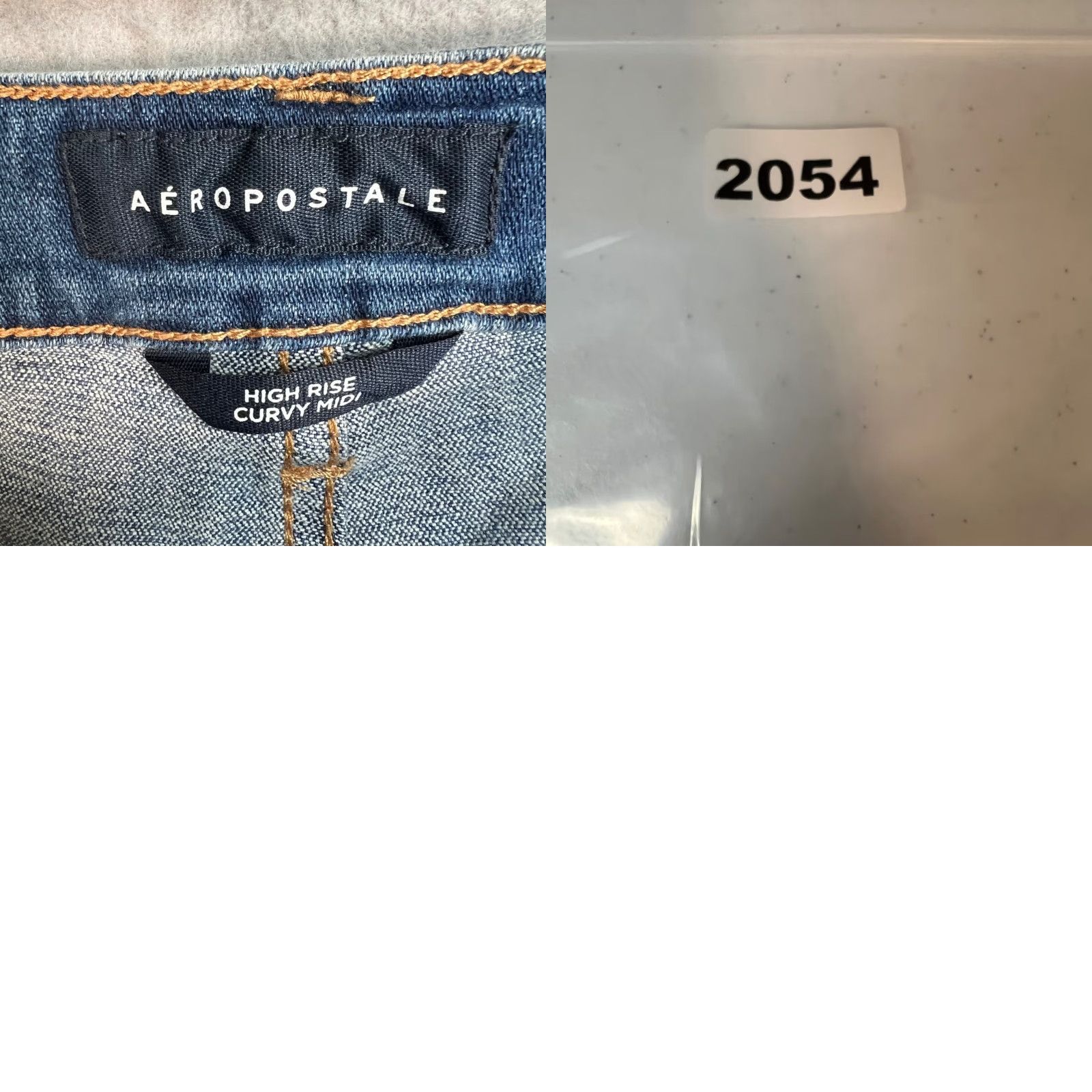 Vintage Aéropostale Womens 4 High Rise Curvy Midi Denim Shorts W/ Frayed Hem Stretch NEW Size 27" / US 4 / IT 40 - 9 Thumbnail