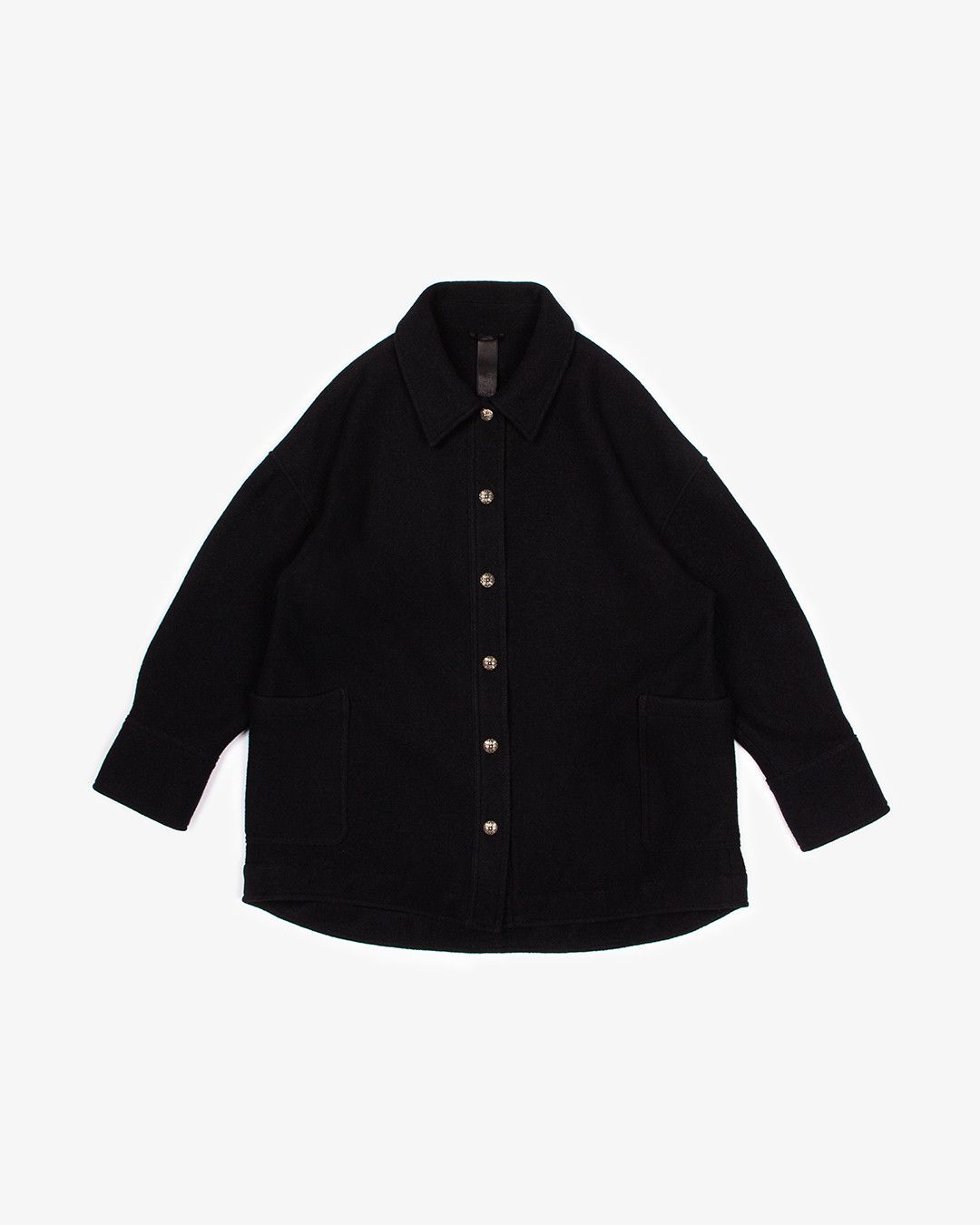 image of Chrome Hearts Black Wool Lola Jacket, Men's (Size Small)