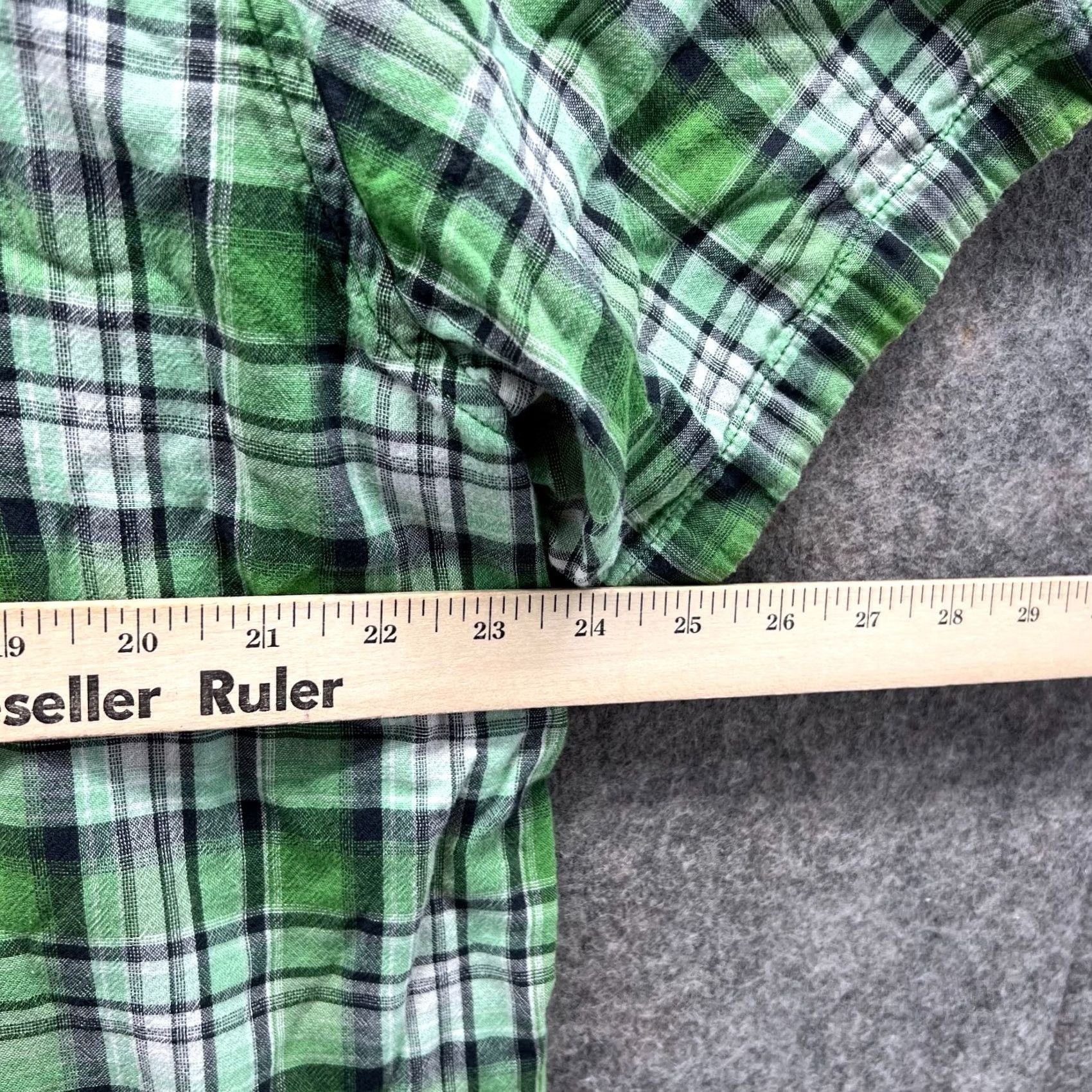 The North Face The North Face Shirt Men 2XL Green Button-Down Plaid Short Sleeve Casual Shirt Size US XXL / EU 58 / 5 - 5 Thumbnail