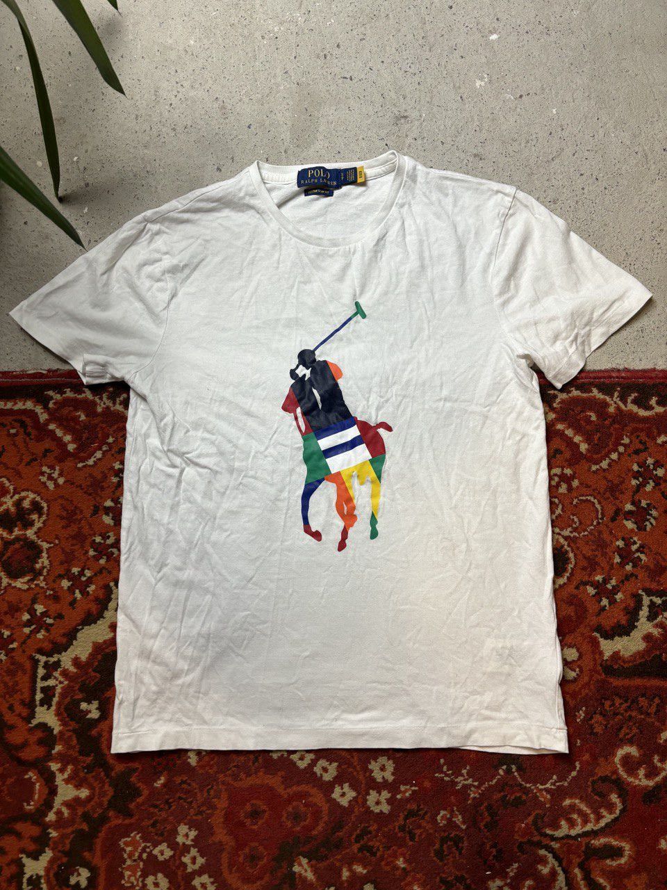 Polo Ralph Lauren × Vintage Y2K Polo Ralph Lauren Big Art Horse Logo T Shirt Size S / US 4 / IT 40 - 1 Thumbnail