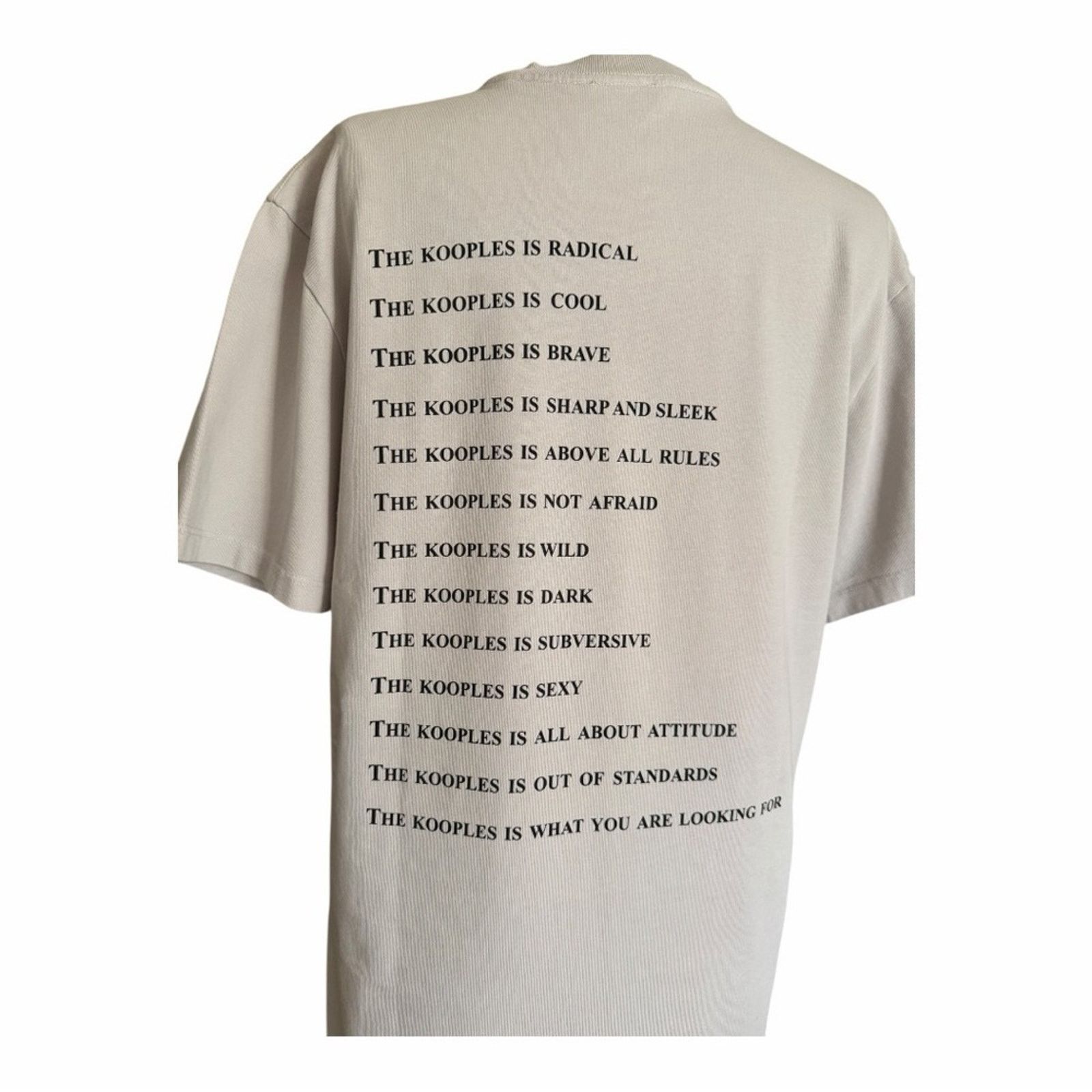 The Kooples The Kooples “What Is?” Studded Graphic T-Shirt Gray SM NWT Size US S / EU 44-46 / 1 - 5 Thumbnail