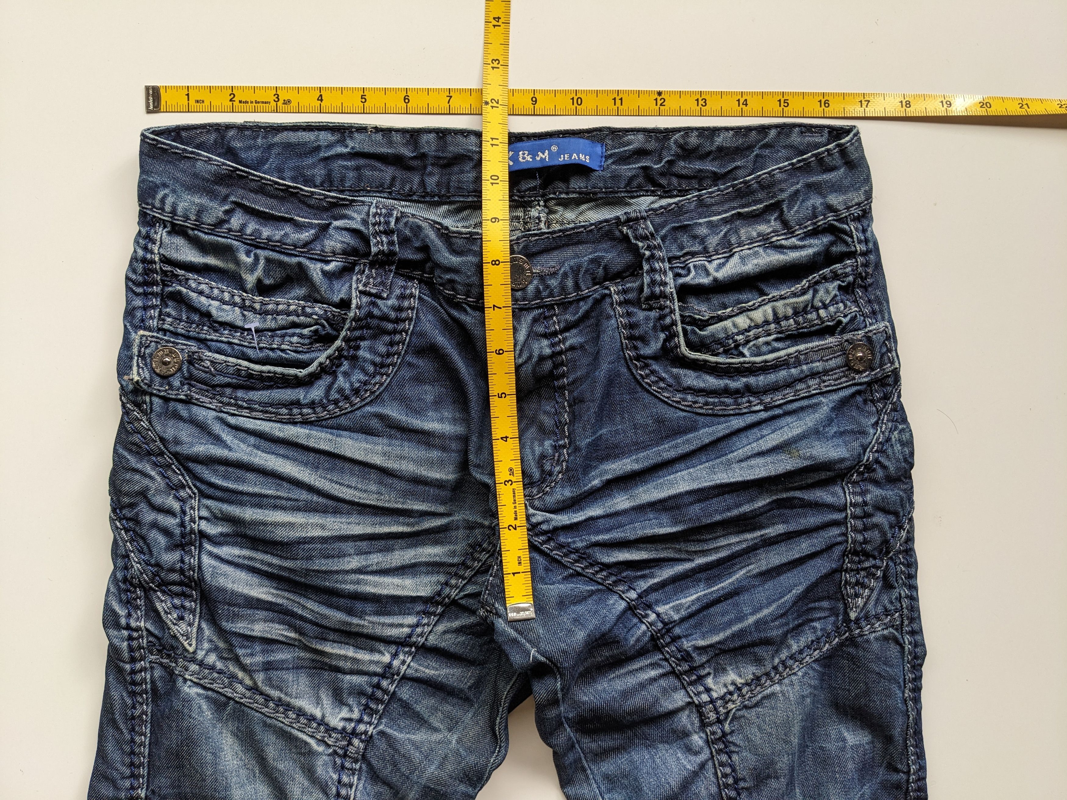 14th Addiction × If Six Was Nine × Tornado Mart Kosmo Lupo wrinkle design jeans Size US 34 / EU 50 - 9 Thumbnail