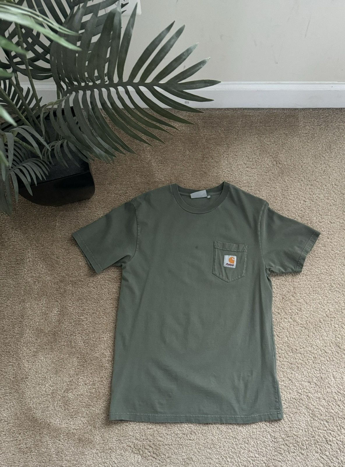 Carhartt × Palace Carhartt x Palace Pocket T-Shirt - Sz. S - Green 