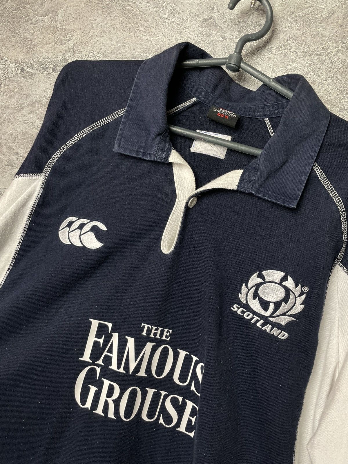 Canterbury of New Zealand Canterbury of New Zealand Scotland Rugby Shirt 2005-2006 Size US XL / EU 56 / 4 - 4 Thumbnail