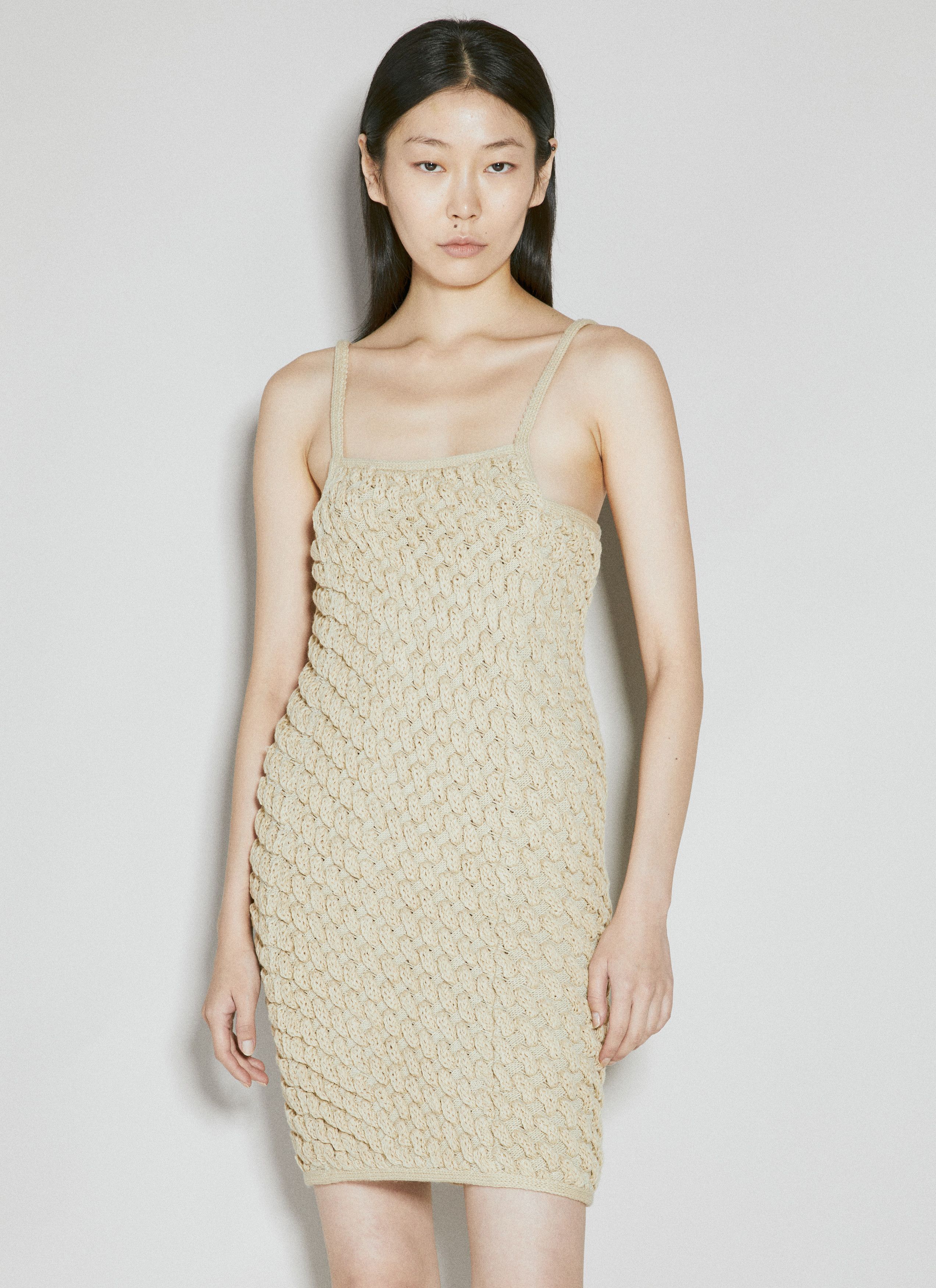 ISA BOULDER Sleeveless Cereal Knit Dress Size M / US 6-8 / IT 42-44 - 1 Thumbnail