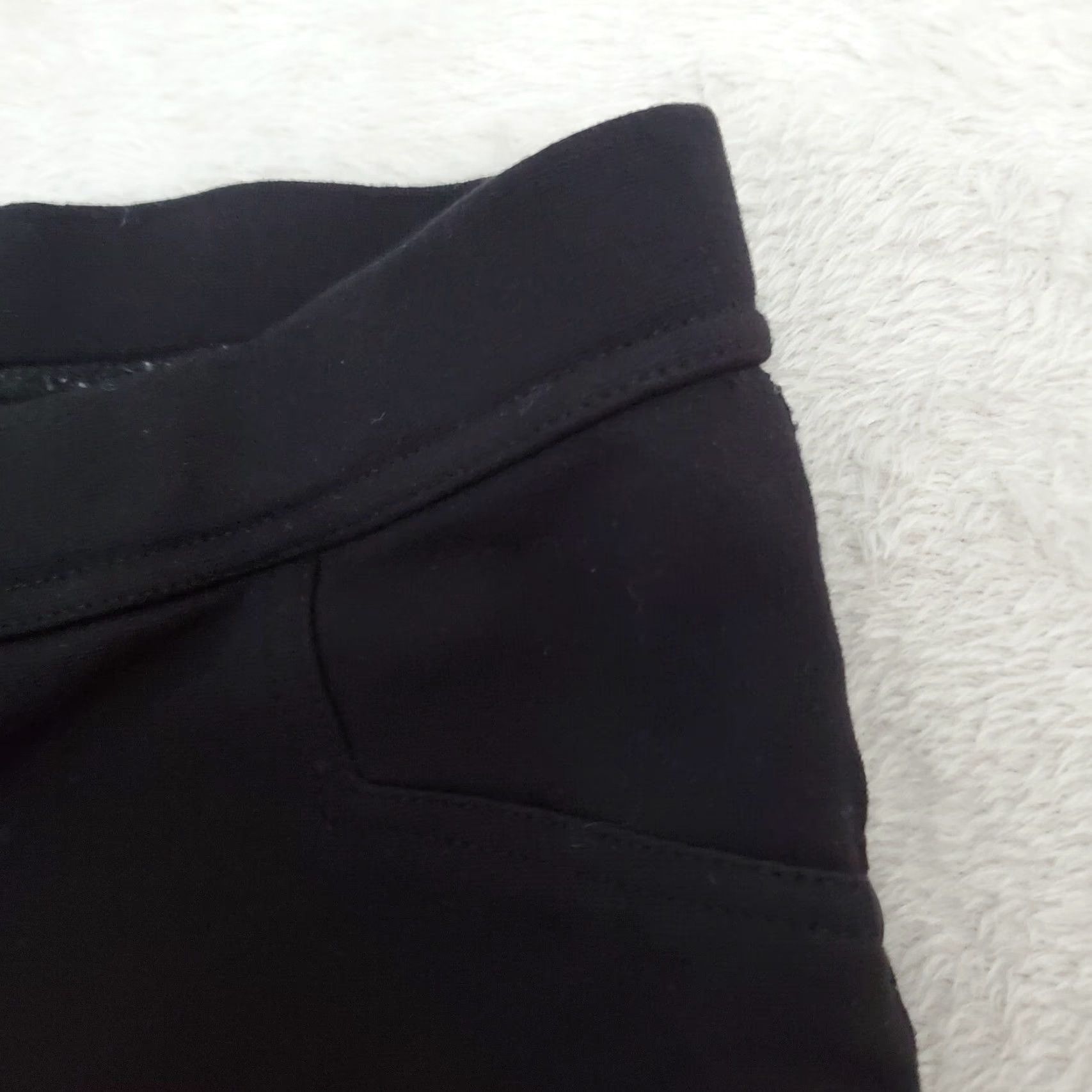 Sanctuary VINTAGE Sanctuary Runway Ponte Leggings Women L Black Pull On Pant Stretch Size 36" / US 14 / IT 50 - 4 Thumbnail