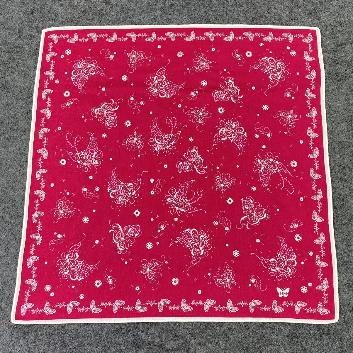 Hanae Mori × Vintage HM Handkerchief / Bandana / Neckerchief-B475 Size ONE SIZE - 3 Thumbnail