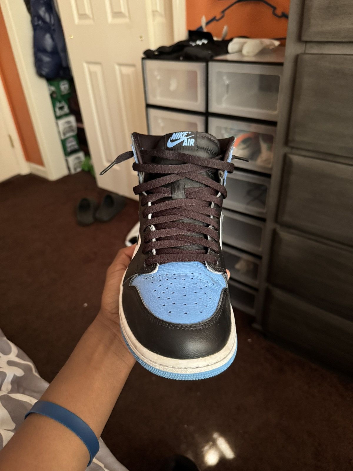 Jordan Brand Jordan 1 Unc Toe Size US 11 / EU 44 - 2 Thumbnail
