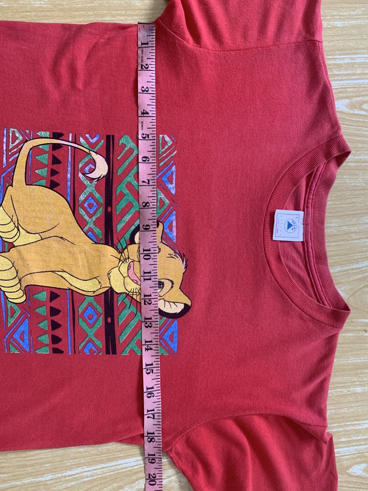 Disney × Vintage Vintage 90s Simba The Lion King Movie, Size L For Youth Tee Size US L / EU 52-54 / 3 - 19 Thumbnail