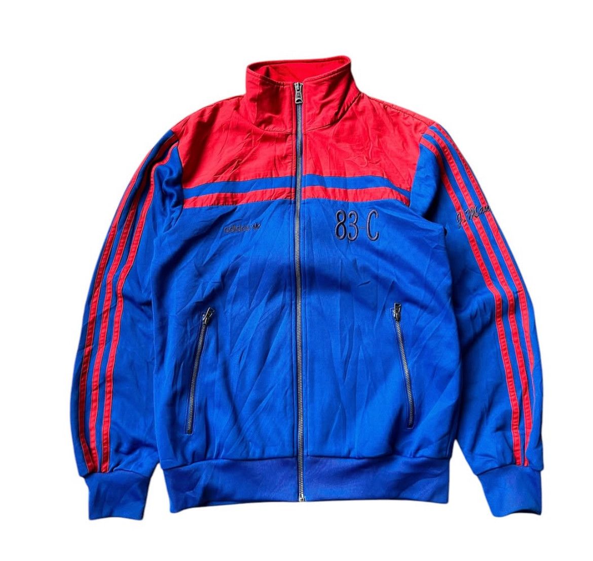 Adidas Vintage 90s Adidas 83-C Tracktop Jacket Size US M / EU 48-50 / 2 - 1 Thumbnail
