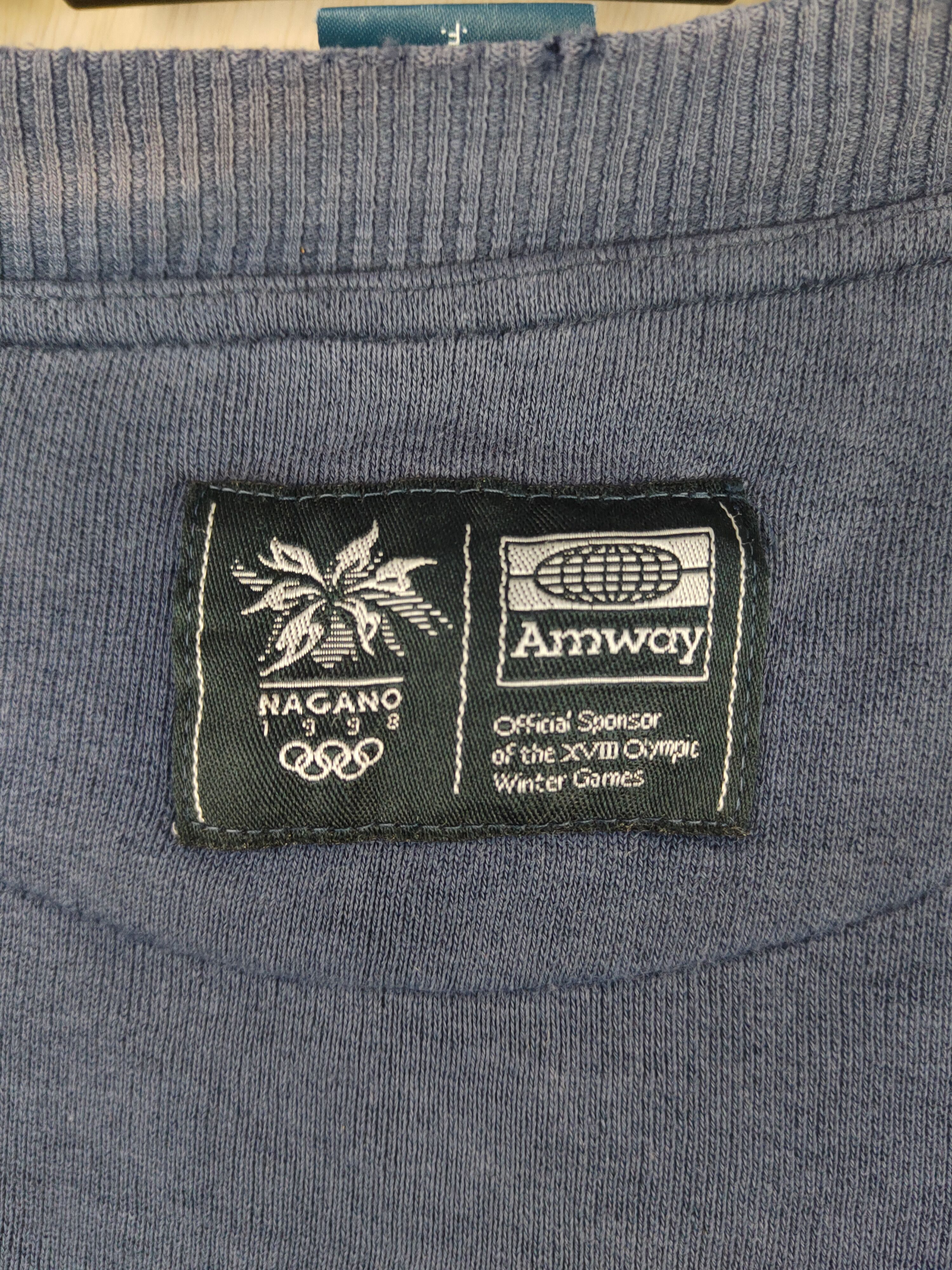 USA Olympics Olympic Winter Nagano 1998 vtg thrashed Sweatshirts #S2495 Size US XL / EU 56 / 4 - 8 Thumbnail