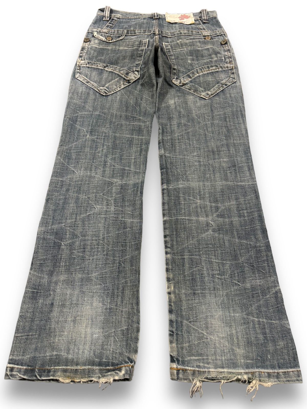 Diesel Vintage Hod-Way Industry Cracked Wash Loose Distressed Jeans Size US 30 / EU 46 - 2 Thumbnail