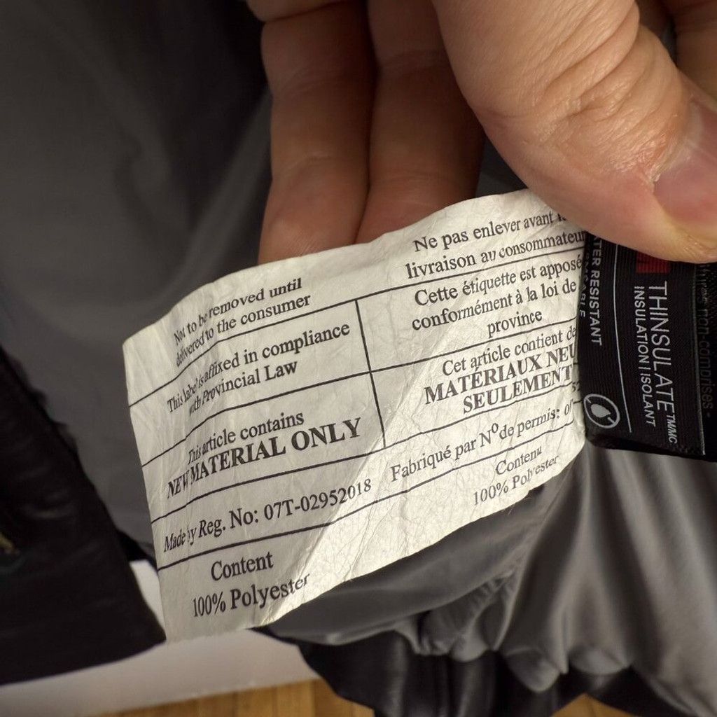 M0851 M0851 Water Resistant Quilted Black Puffer Jacket Size Large Size US L / EU 52-54 / 3 - 12 Thumbnail