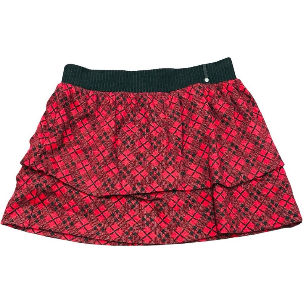 Juicy Couture JUICY COUTURE Red Black Plaid Wool Cotton Elastic Waist Pull Size 28" / US 6 / IT 42 - 1 Thumbnail