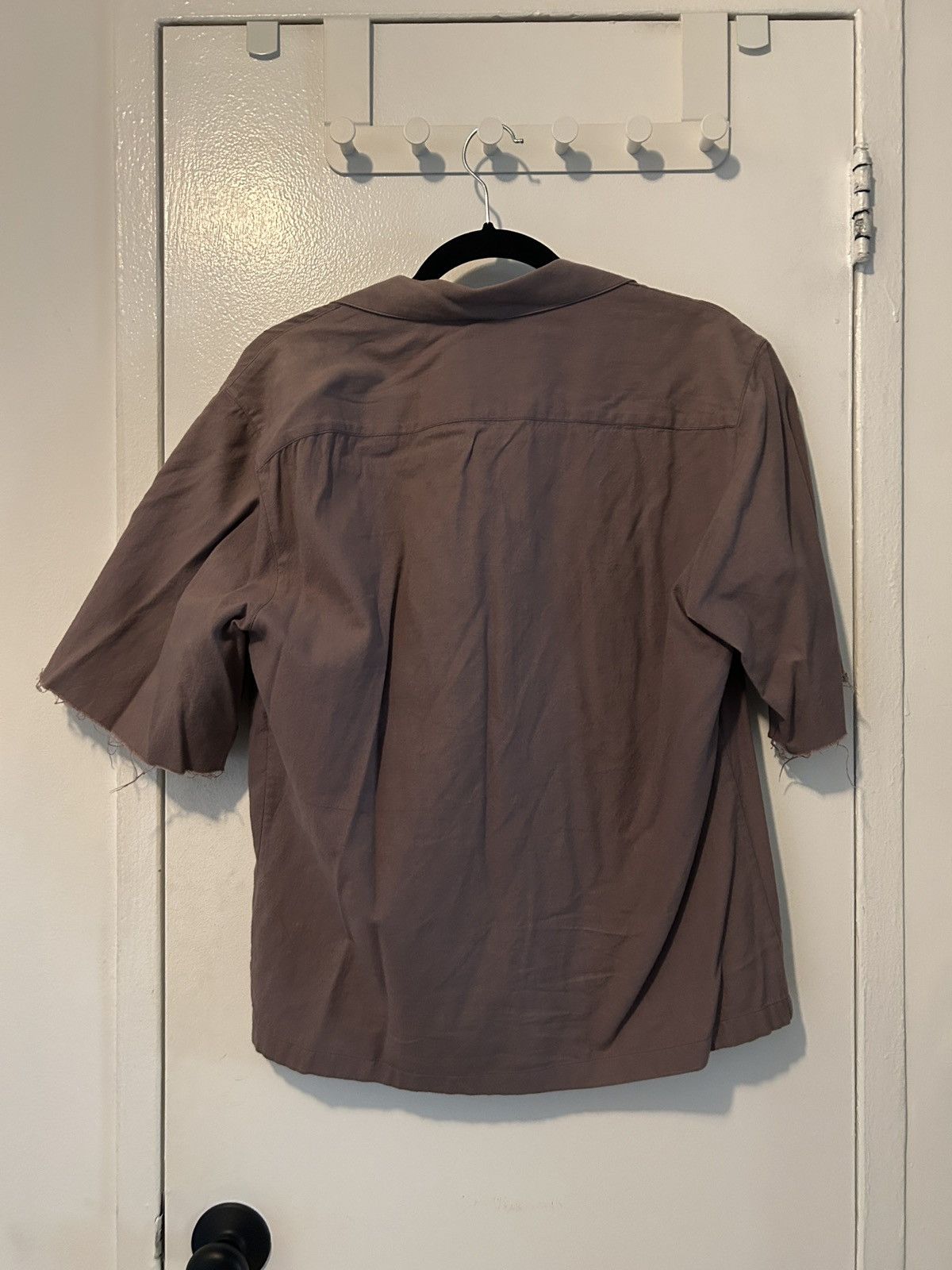 Dries Van Noten Dries Van Noten Cotton Button Up Raw Edge Shirt Size US S / EU 44-46 / 1 - 2 Thumbnail