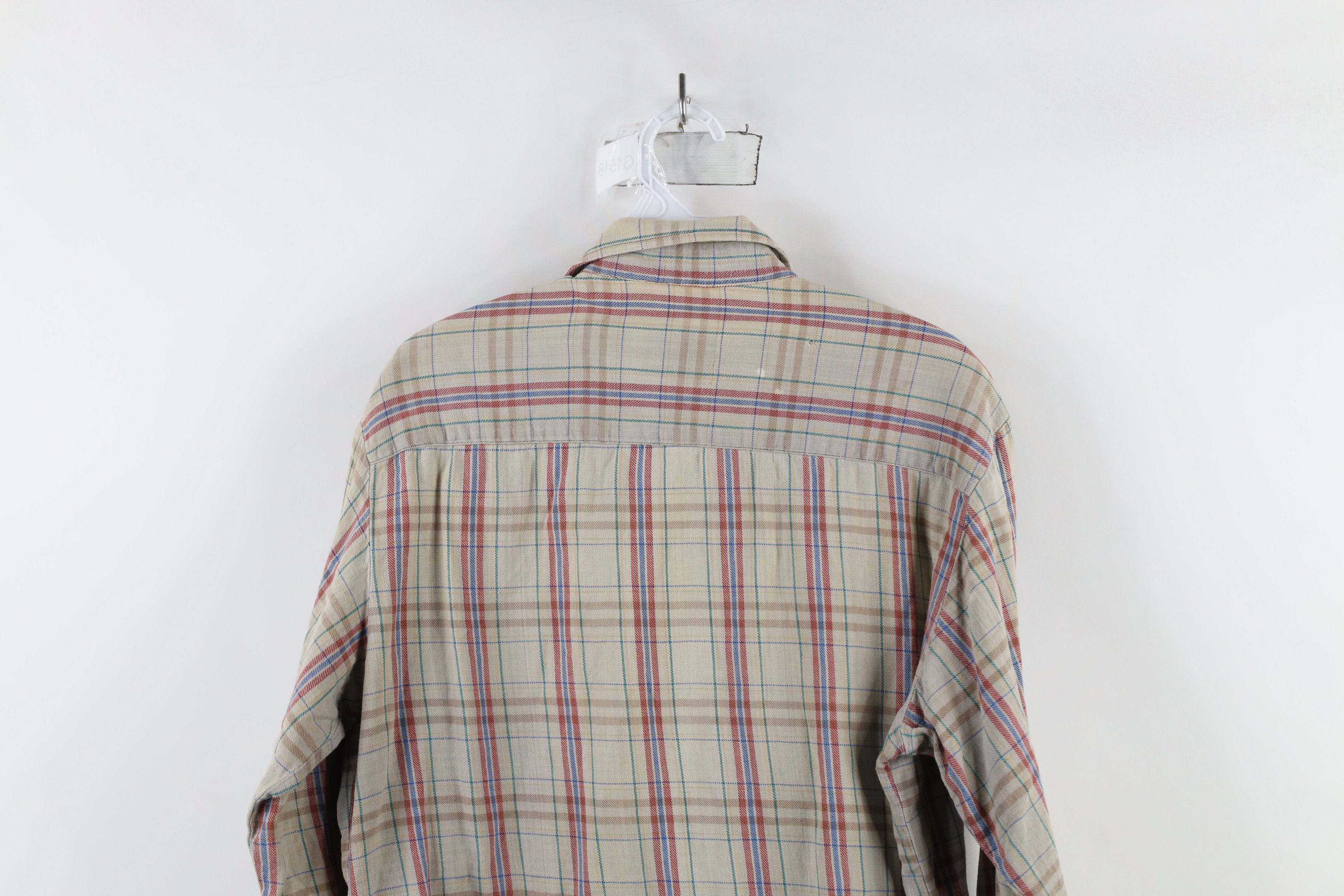 Dickies × Vintage Vintage 70s 80s Dickies Collared Workwear Button Shirt Size US M / EU 48-50 / 2 - 14 Thumbnail