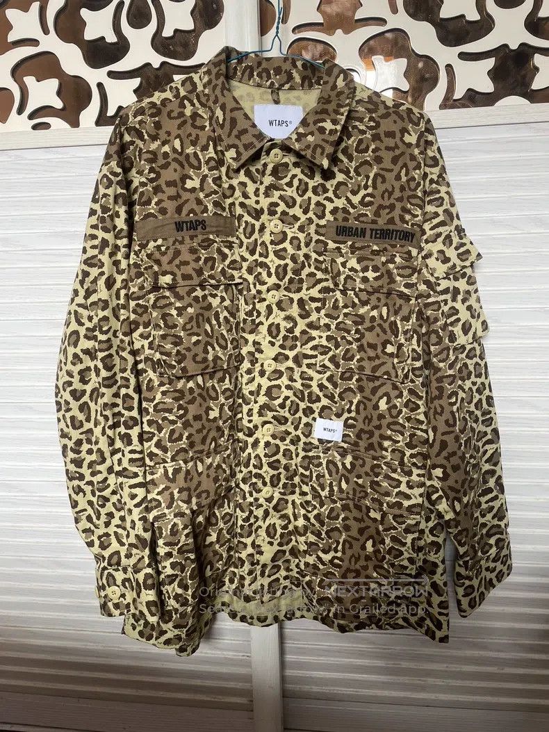 Wtaps Wtaps Leopard Print Four-Pocket Shirt Jacket Size US M / EU 48-50 / 2 - 1 Thumbnail