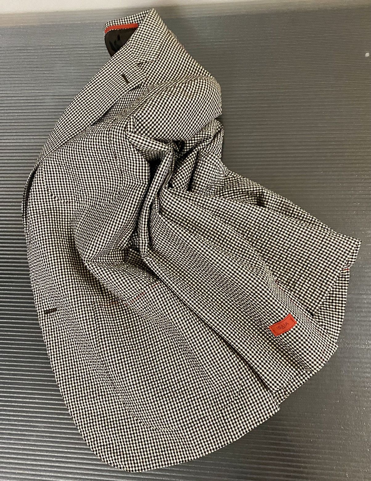 Isaia Isaia 🇮🇹 silk-wool 2 Btn 007 Capri leisure jacket 40 R NWT Size 40R - 11 Thumbnail