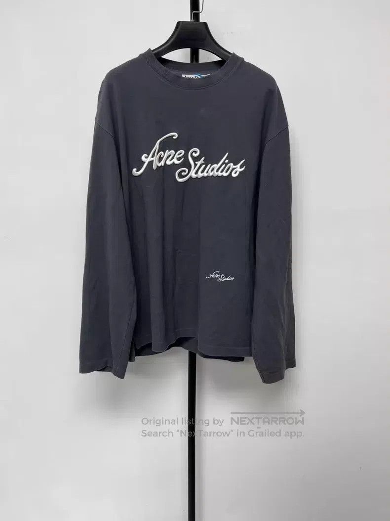 Acne Studios Acne Studios Embroidered logo letter round neck loose fit Size US XS / EU 42 / 0 - 1 Thumbnail
