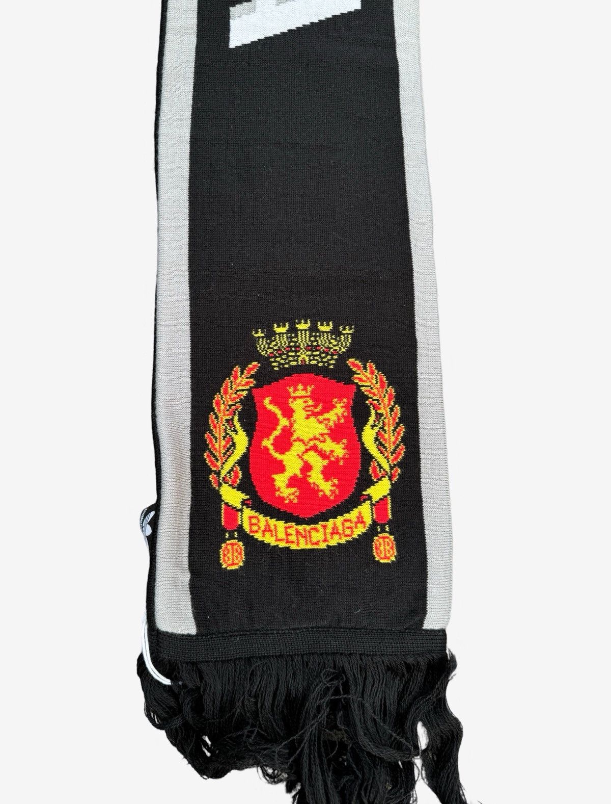 Balenciaga Balenciaga Adidas Soccer Logo Scarf Black Size ONE SIZE - 4 Thumbnail