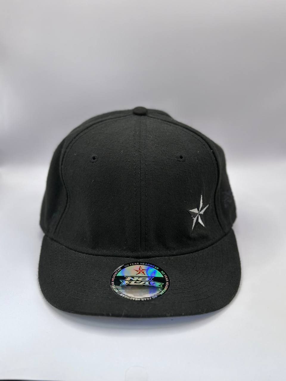 No Fear Vintage No Fear Black Snapback Cap Star Embroidered Logo S/M Size ONE SIZE - 4 Thumbnail