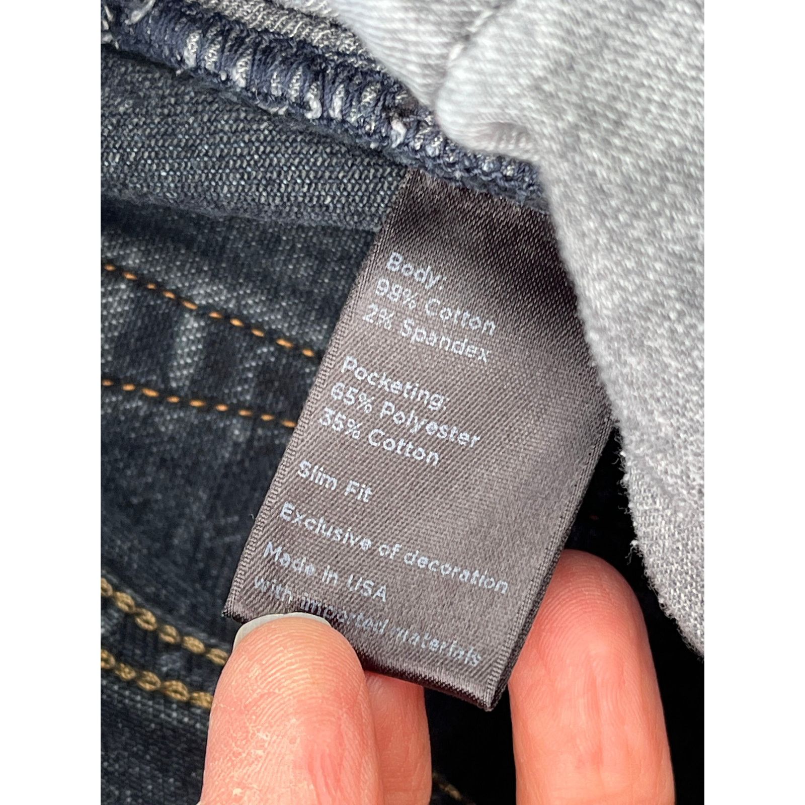Flint And Tinder Flint & Tinder 33x32 Selvedge Athletic Slim JeansMedium Wash Size US 33 - 6 Thumbnail