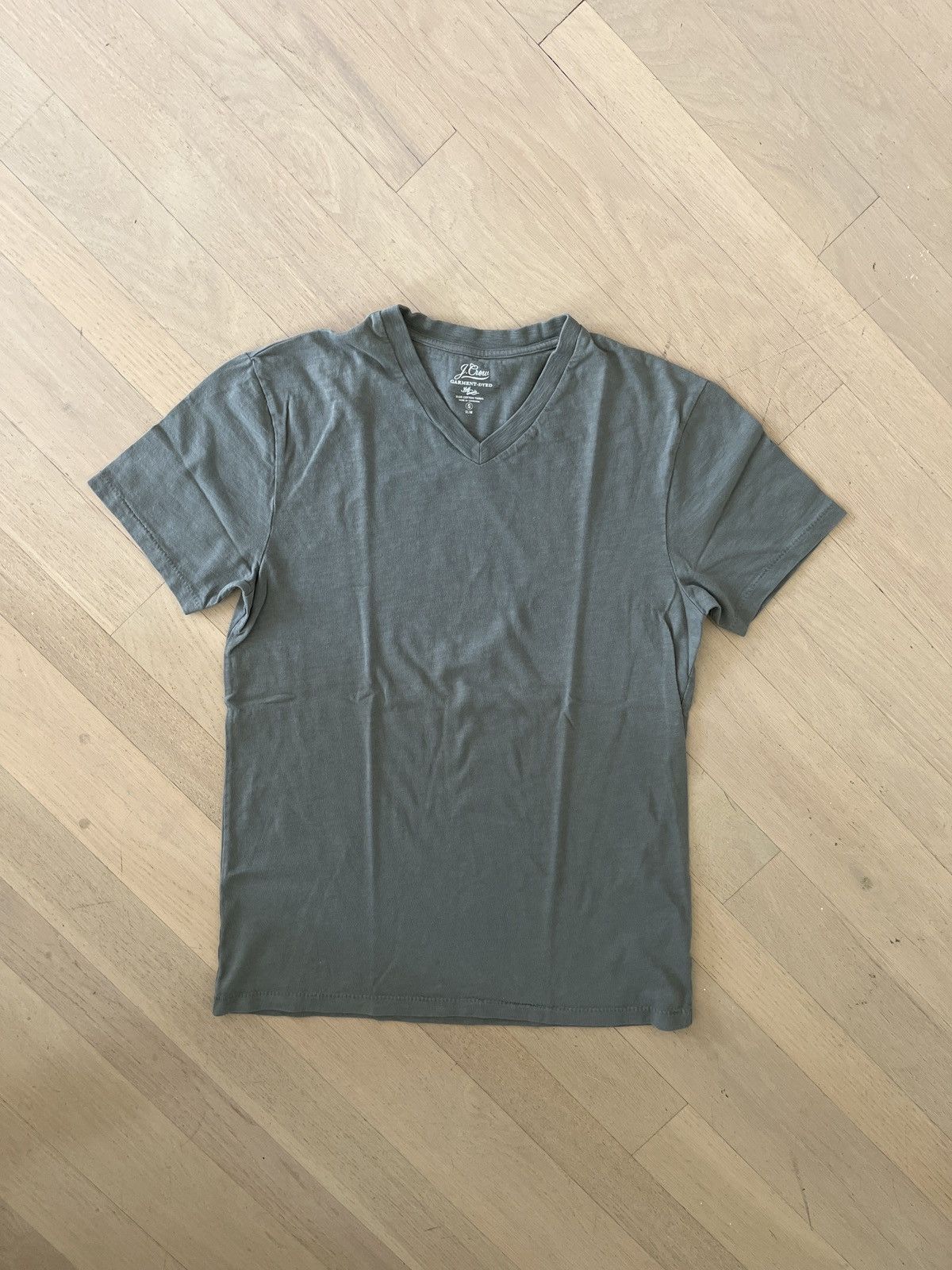 J.Crew J.Crew Aquamarine V-Neck Tee Short Sleeve Size US S / EU 44-46 / 1 - 1 Thumbnail