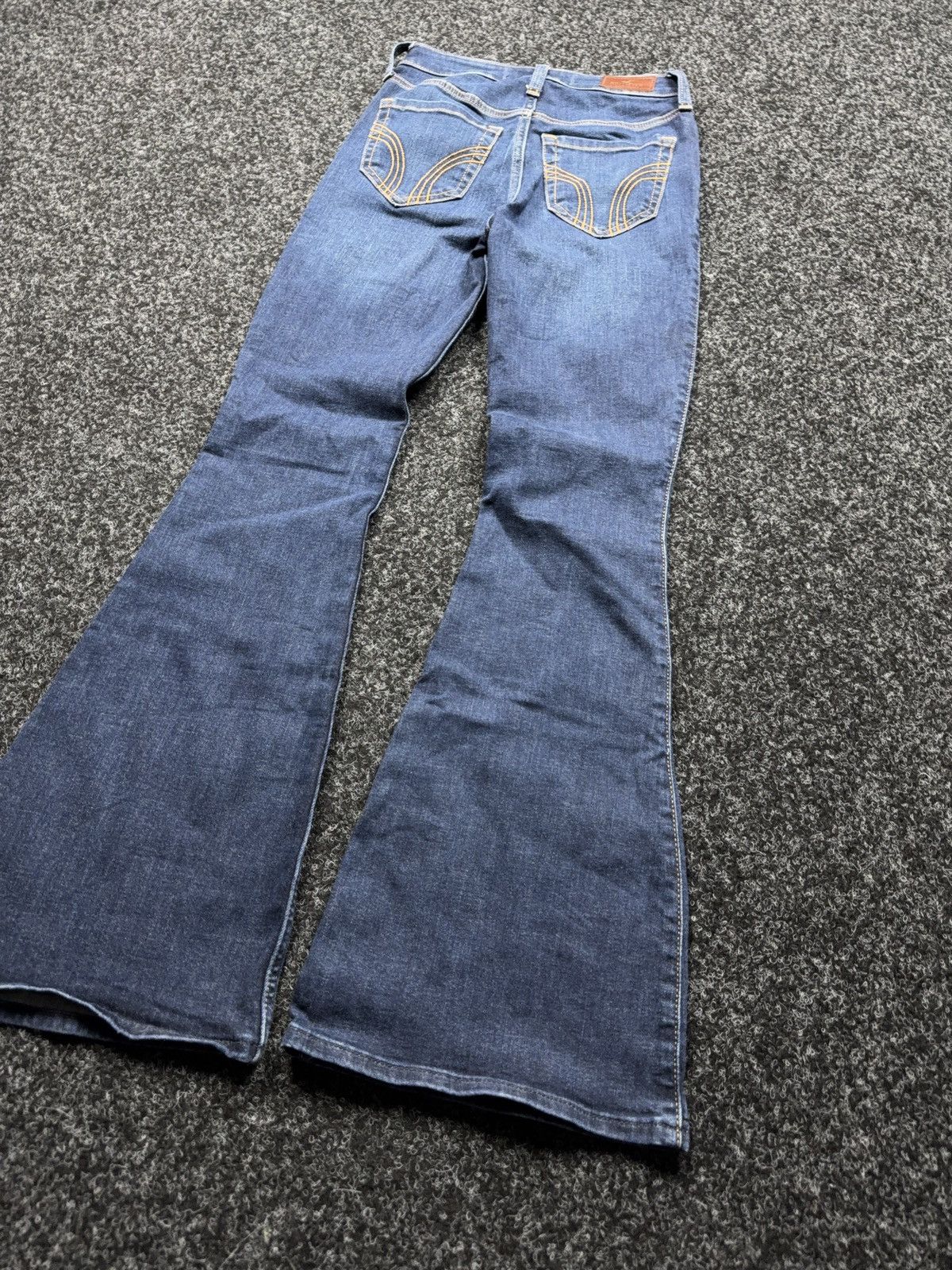 Hollister Hollister Avant Garde Ultra High Rise Flare Denim Jeans W25R Size 25" / US 0 / IT 36 - 12 Thumbnail