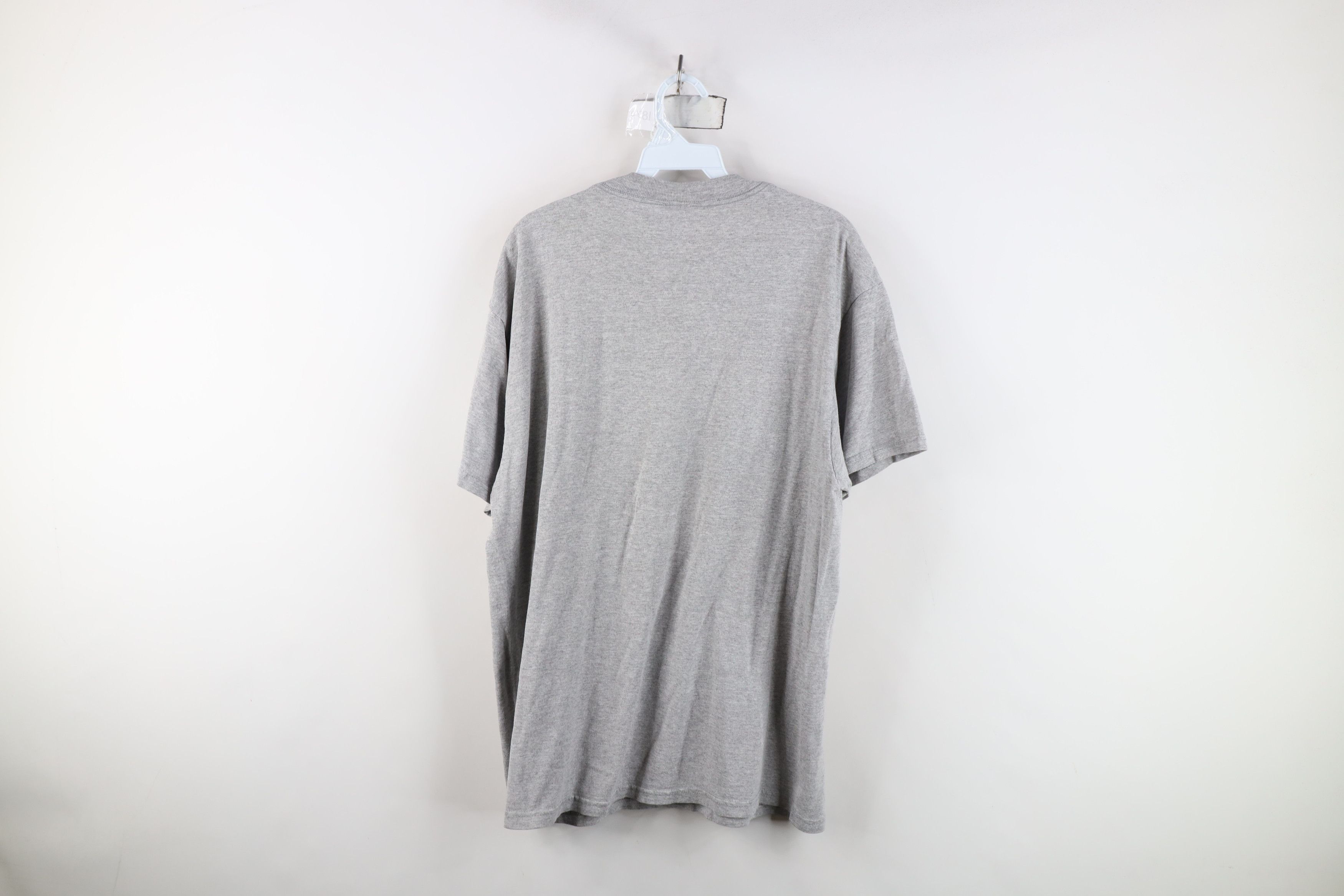 Vintage Vintage 90s of Miami Hurricanes Blow T-Shirt Heather Gray Size US L / EU 52-54 / 3 - 11 Thumbnail
